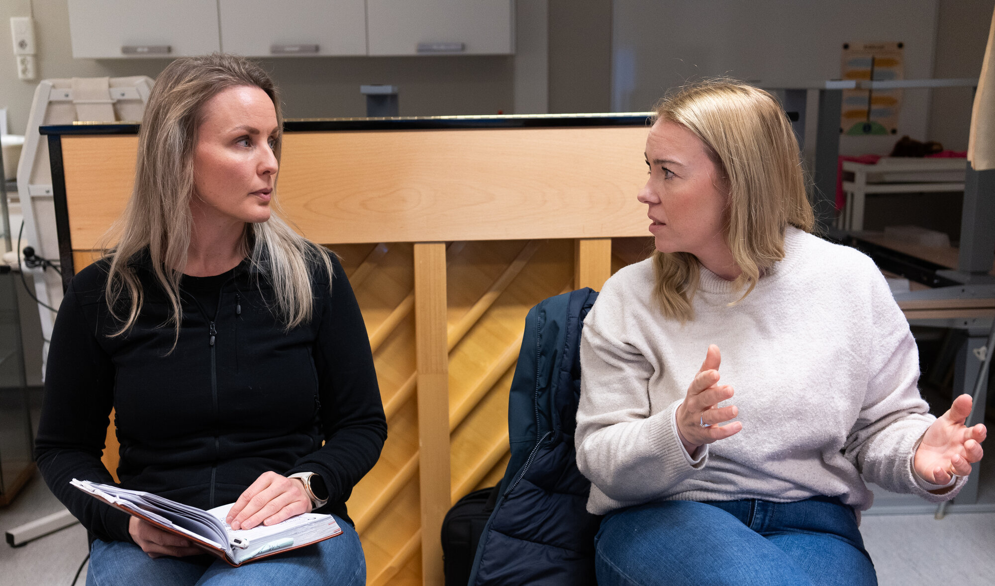 Kine Myhre-Nilsen og Siril Gjemdal Olsen bildet viser Kine Myhre-Nilsen og Siril Gjemdal Olsen