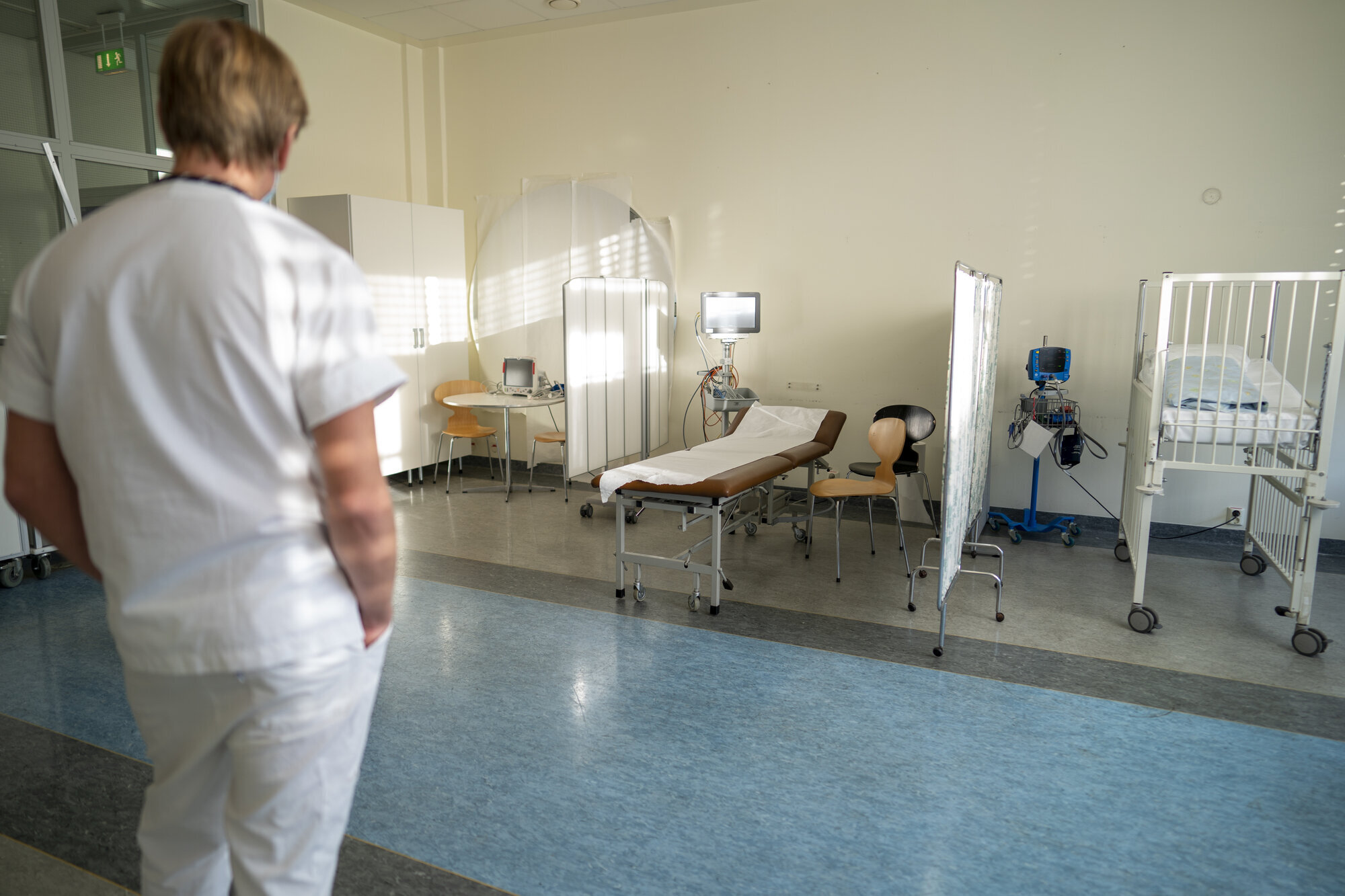 RS-virus, Ullevål Bildet viser kantinen på barnesenteret på Ullevål.