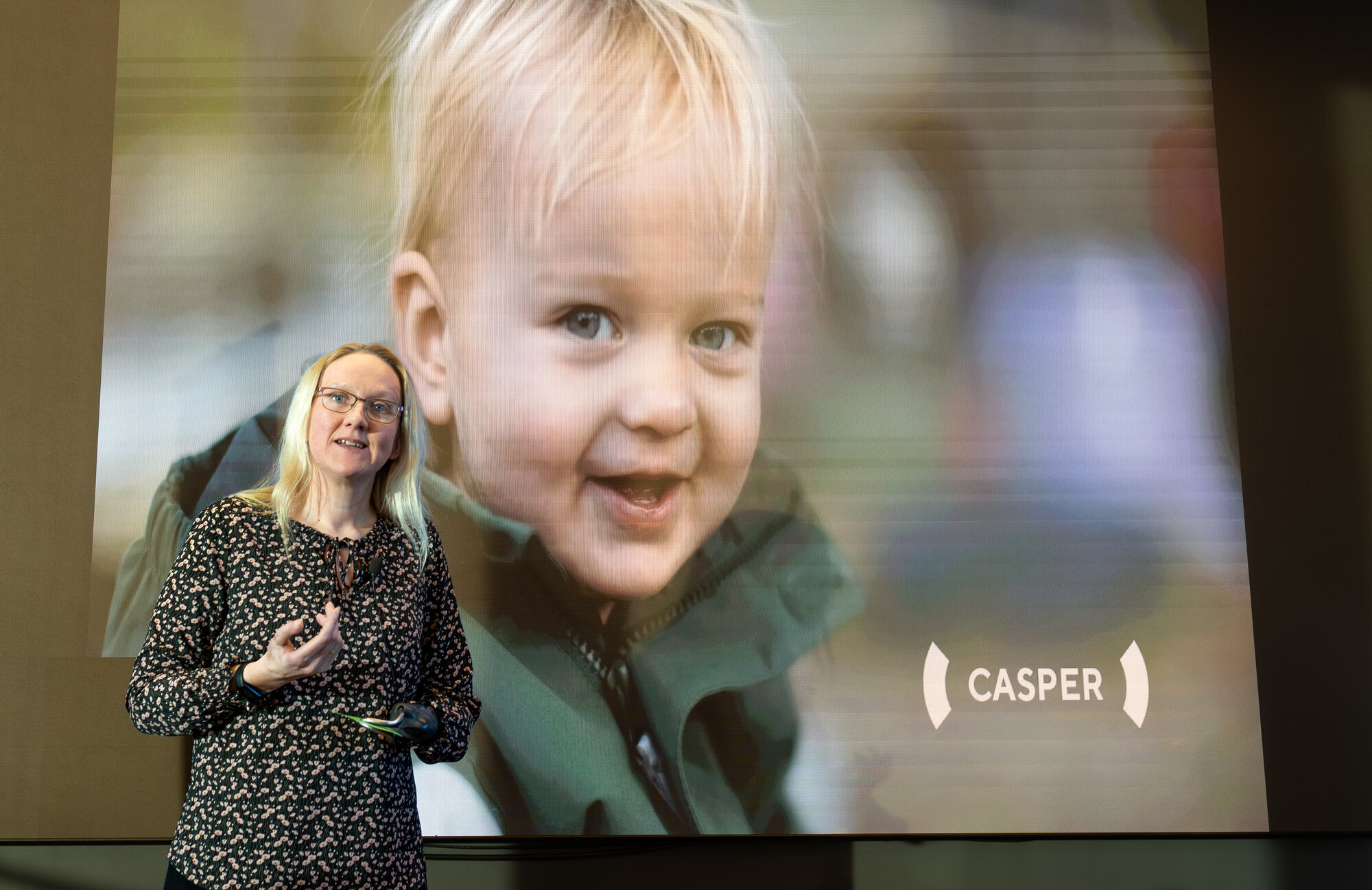 Caroline Solem og Kasper bildet viser Caroline Solem og Kasper