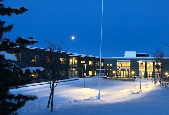 Mortensnes sykehjem bildet viser Mortensnes sykehjem