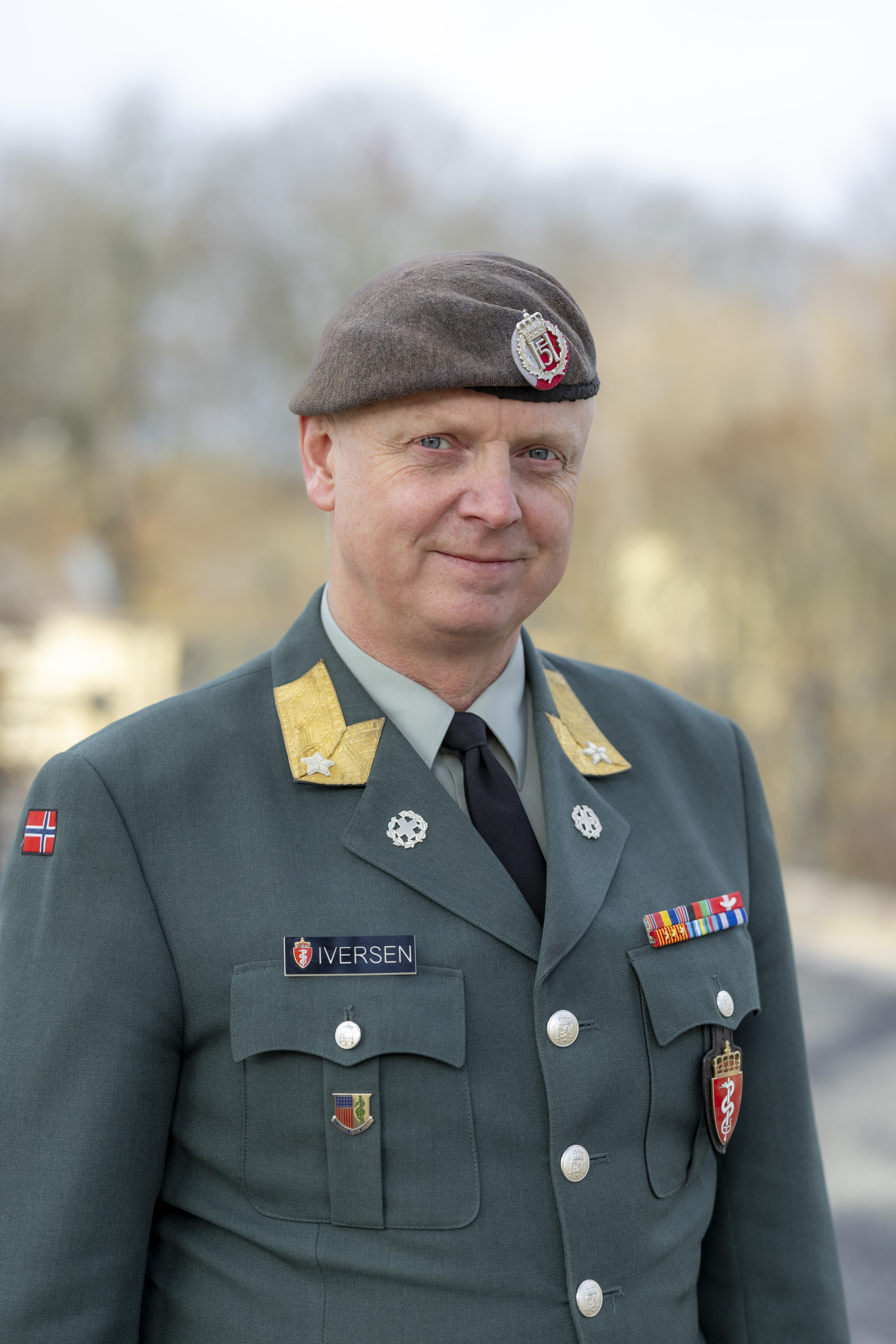 Petter Iversen, Forsvarets sanitet Bildet viser Petter Iversen.