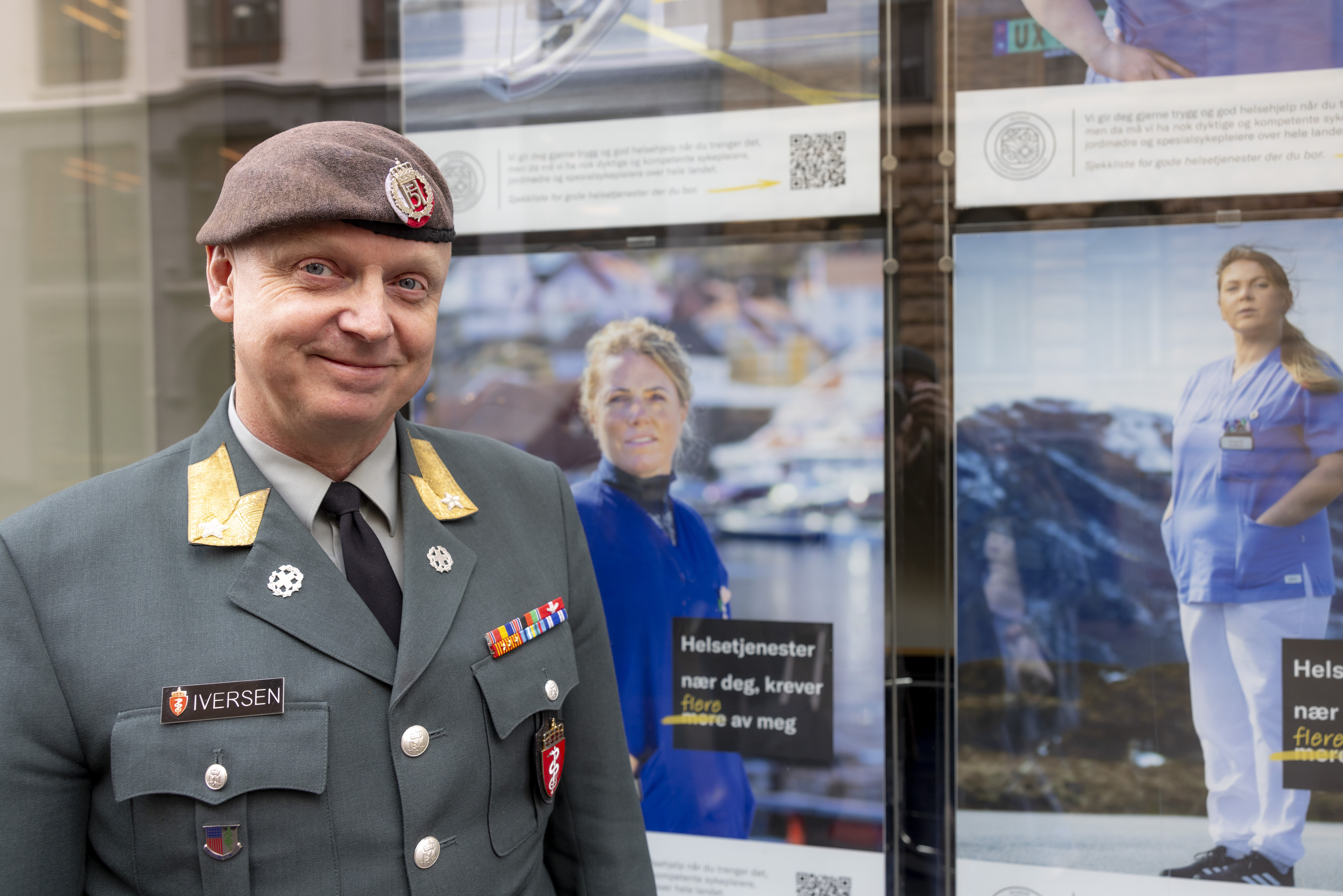 Petter Iversen, Forsvarets sanitet Bildet viser Petter Iversen.