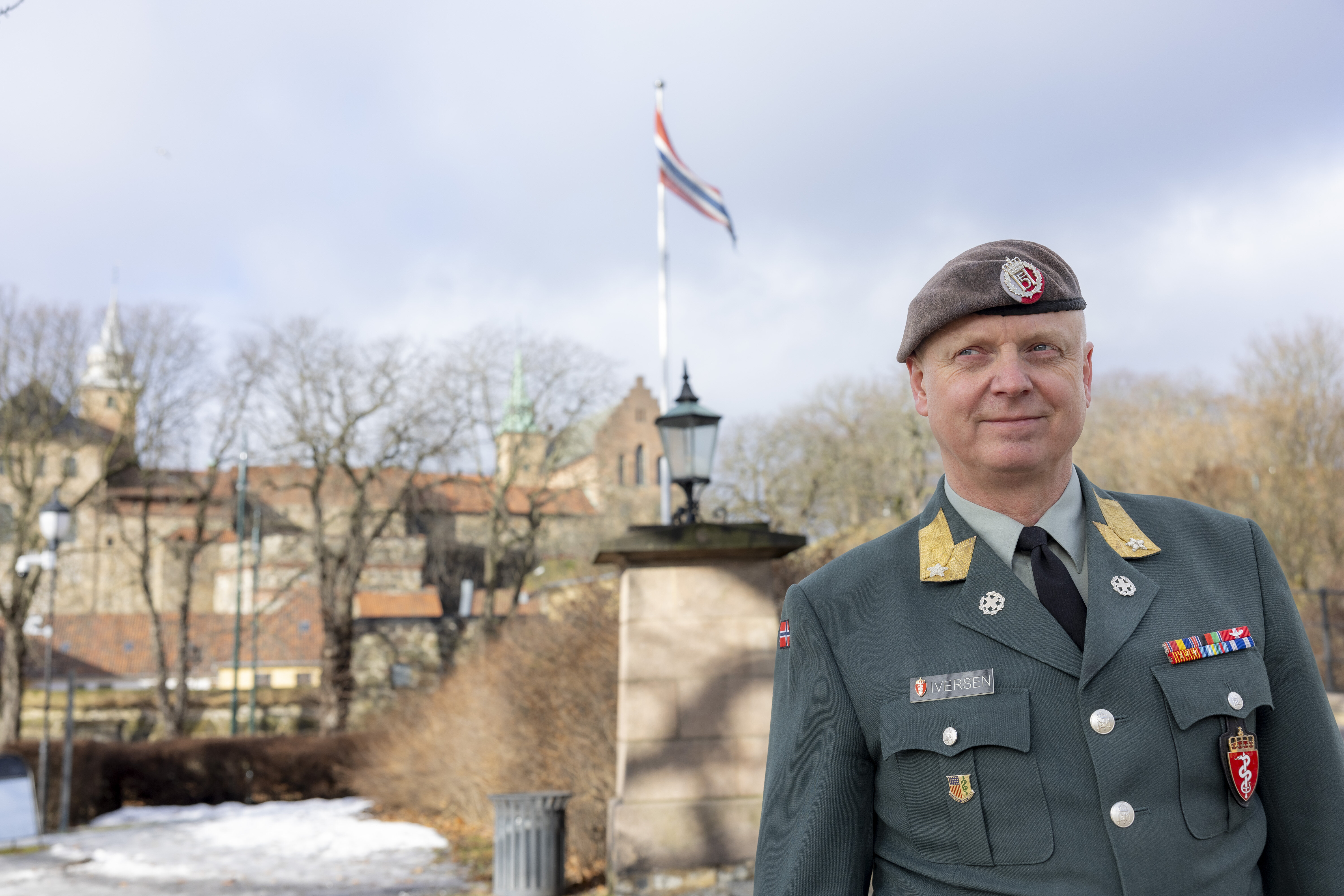 Petter Iversen, Forsvarets sanitet Bildet viser Petter Iversen.