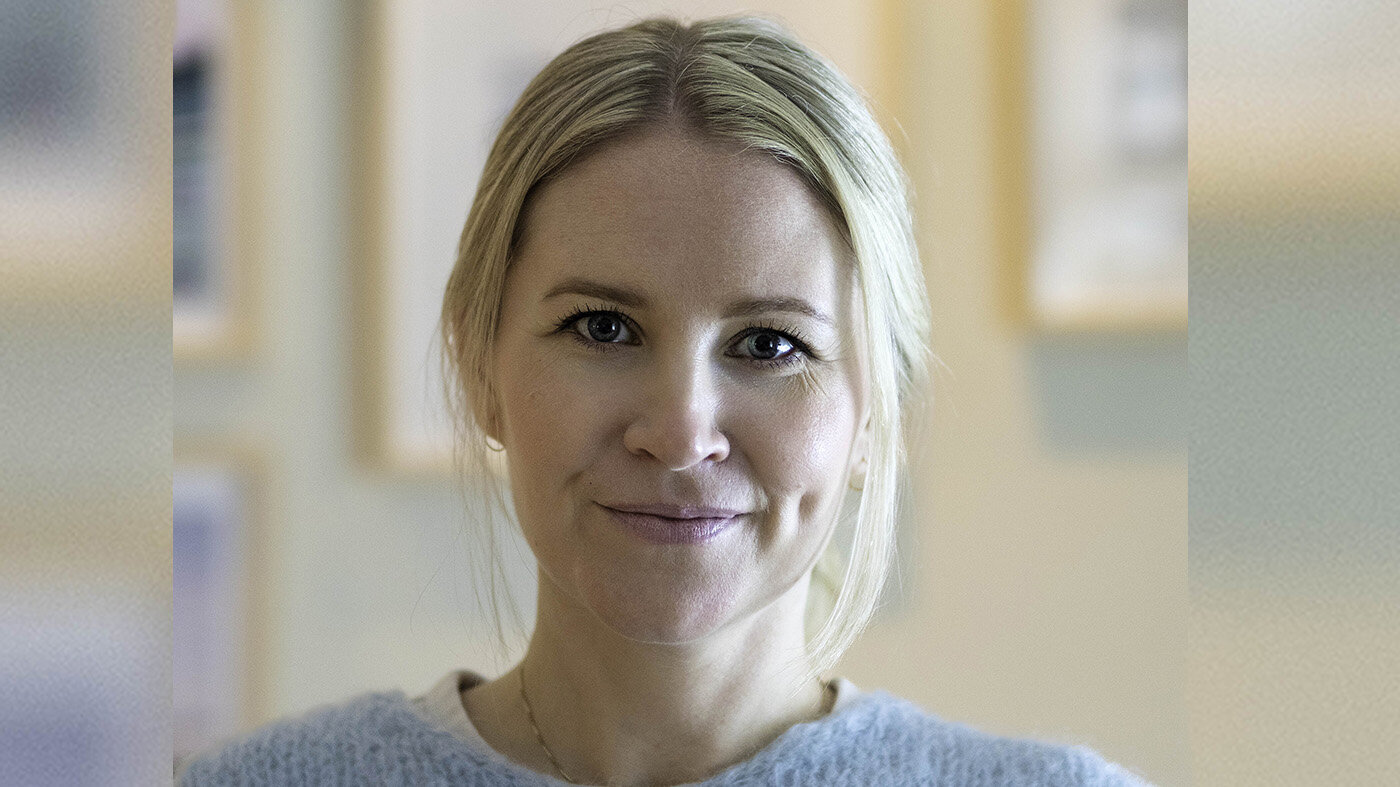 Bildet viser et portrett av Irene Preber