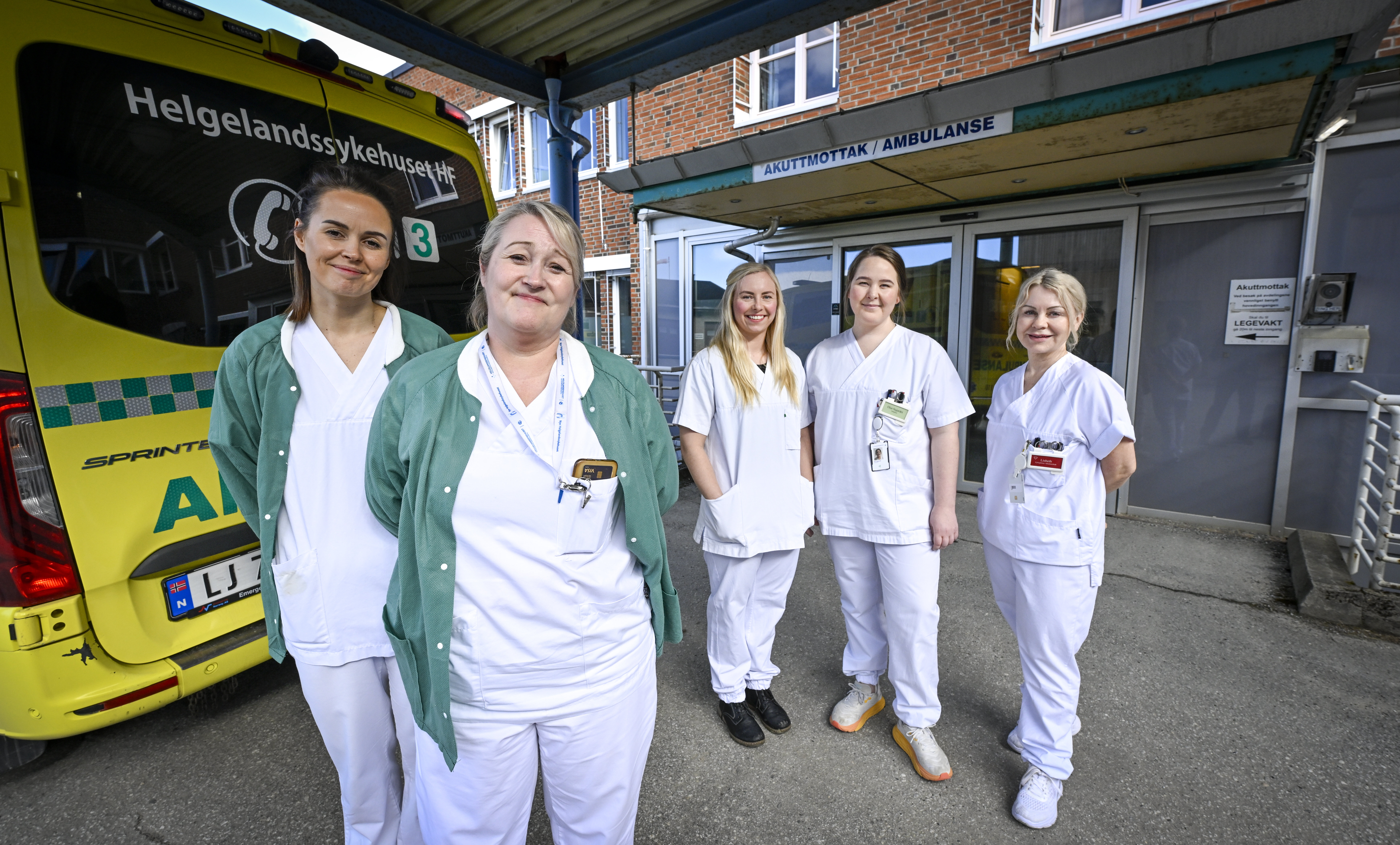 Sykepleiere ved Helgelandssykehuset c