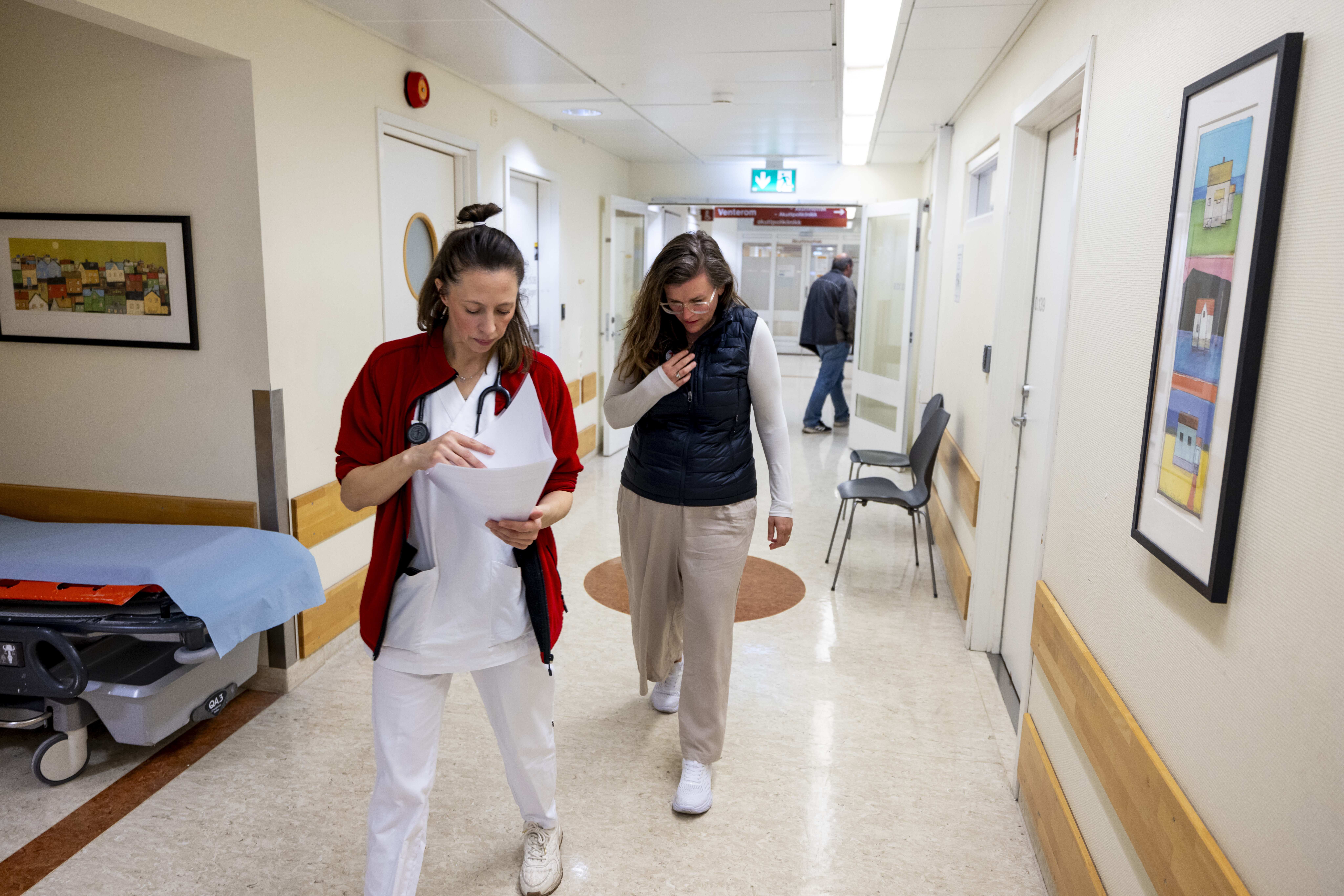 Randi Anette Ejme Bildet viser Randi Anette Ejme i gangen.