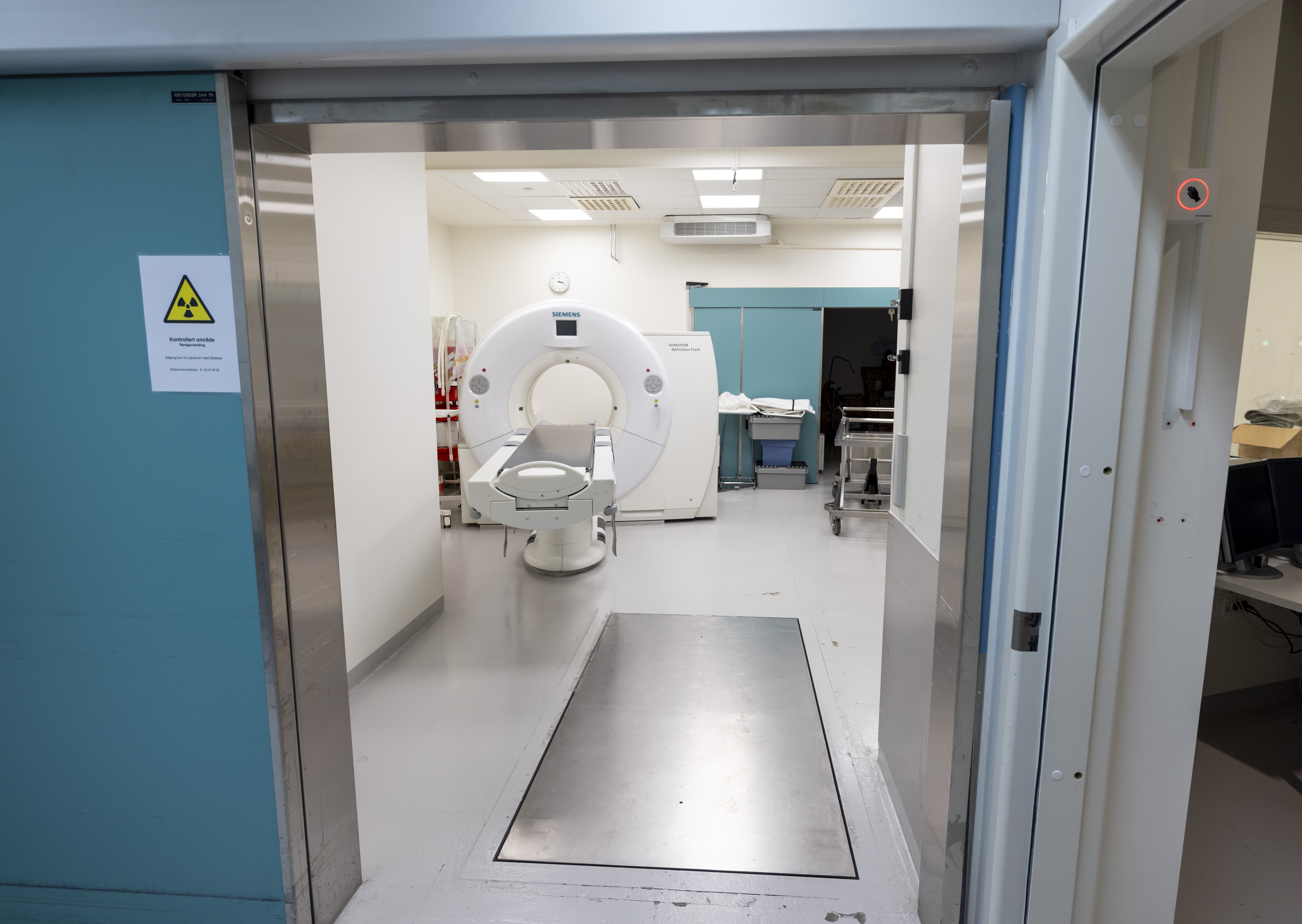 Bildet viser en CT-maskin.