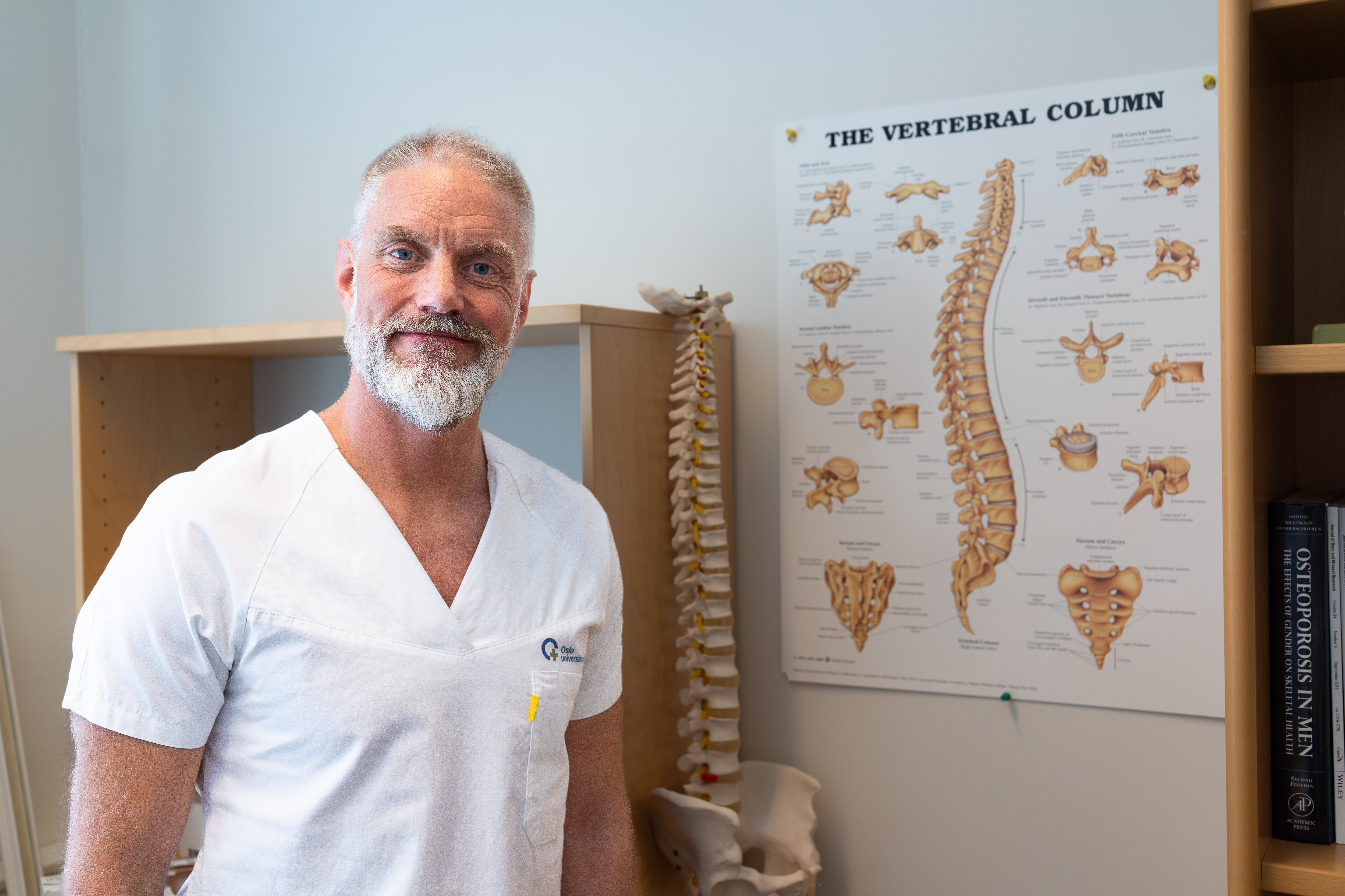 Overlege Mikkel Pretorius Bildet viser overlege Mikkel Pretorius