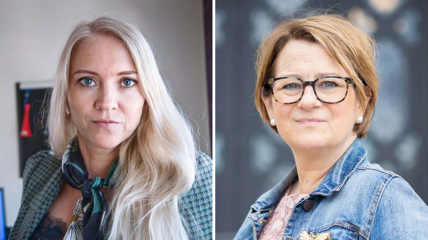 Bildet viser Lill Sverresdatter Larsen til venstre og Tone Trøen Bildet viser Lill Sverresdatter Larsen til venstre og Tone Trøen