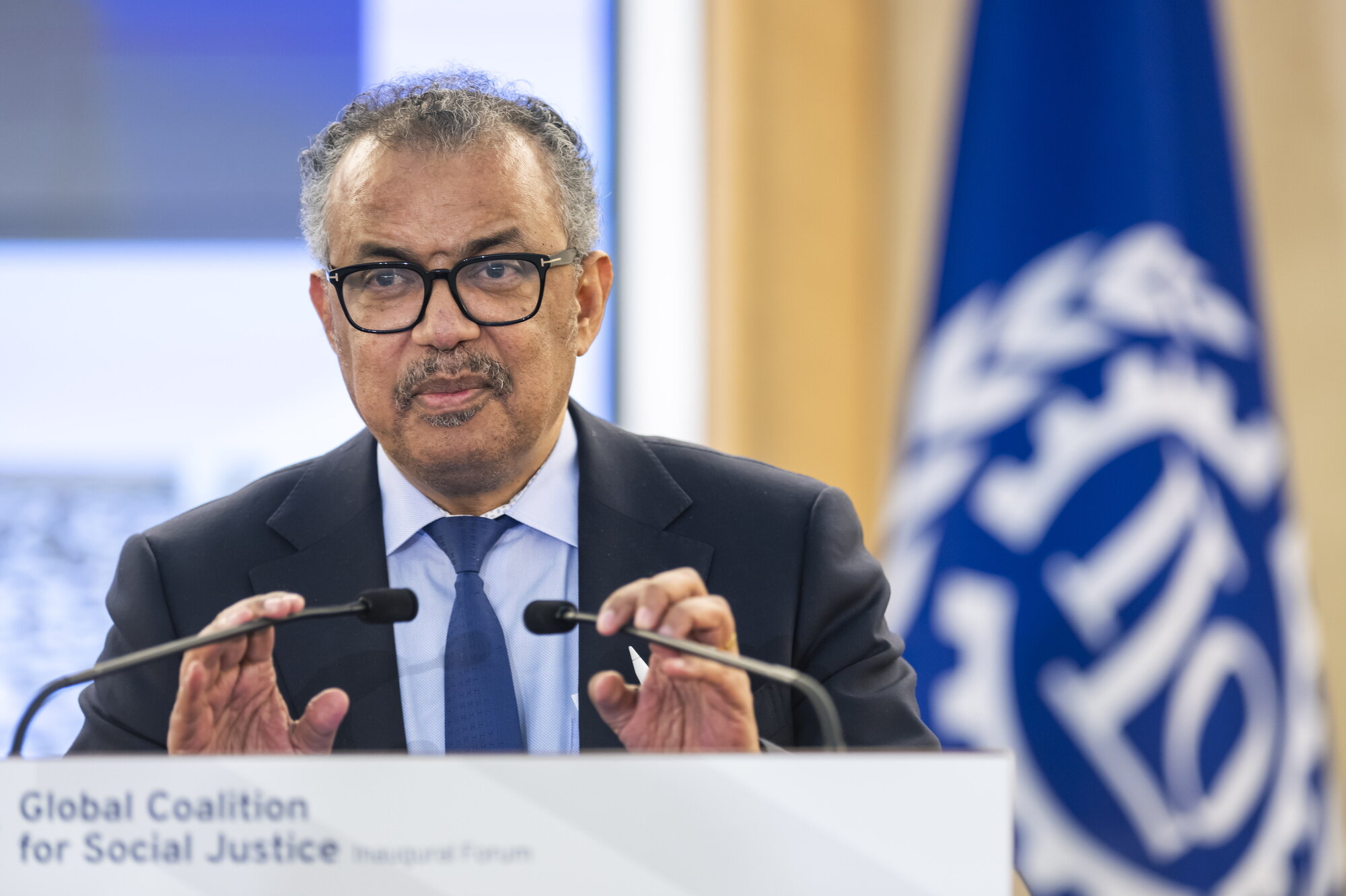 Bildet viser WHO-direktør Tedros Adhanom Ghebreyesus