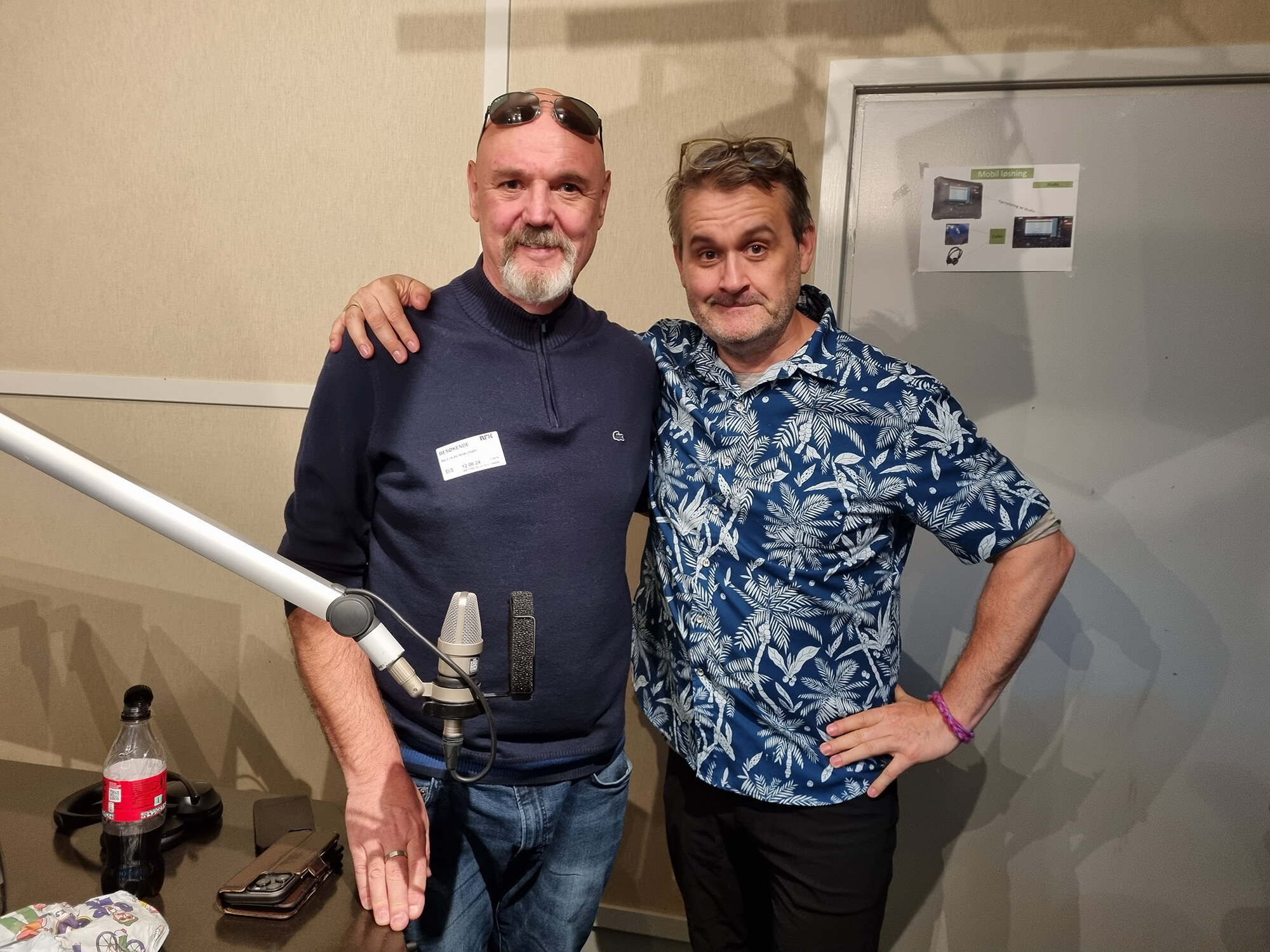 Bildet viser Nils Olav Roaldsøy og Thomas Seltzer.