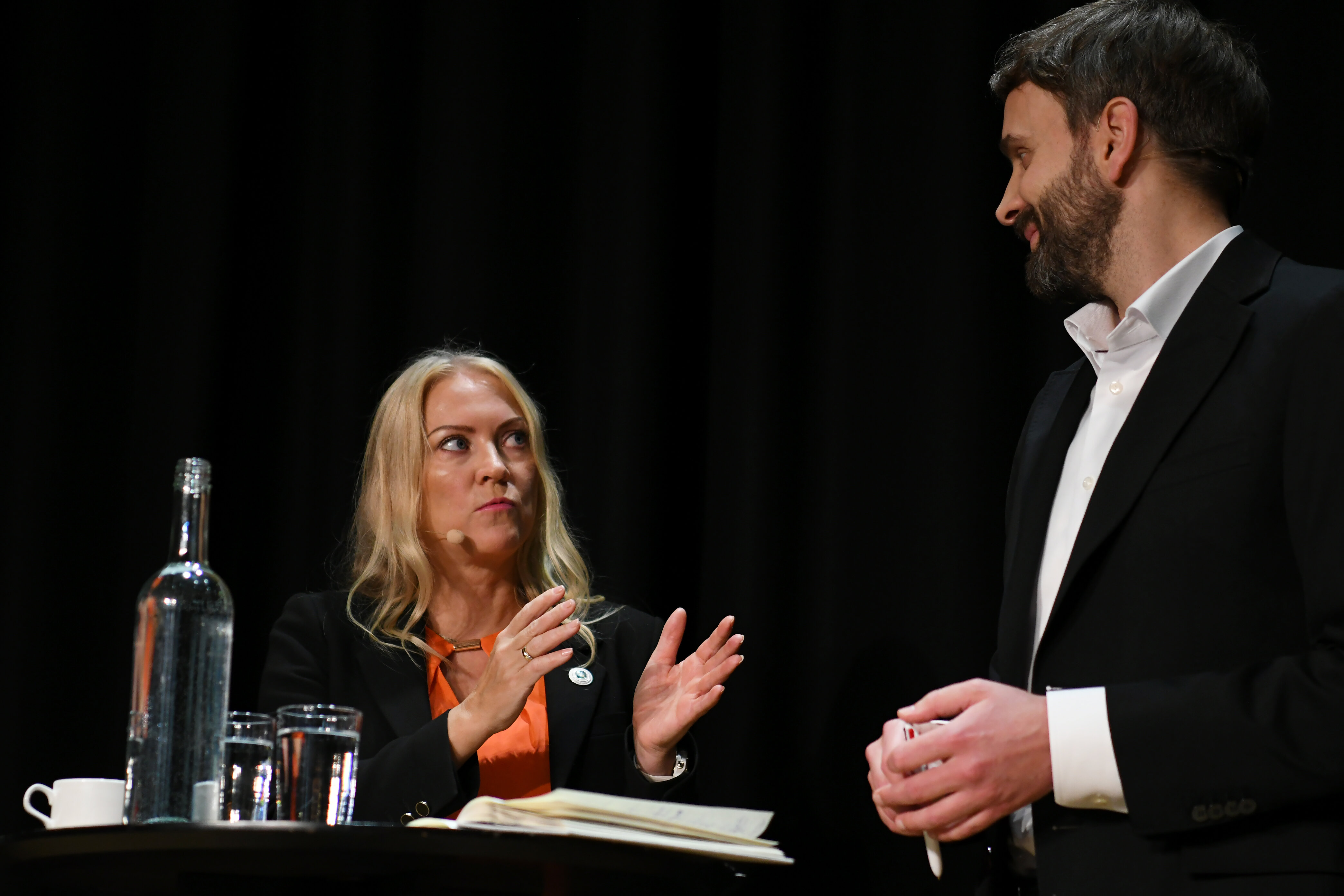 Bildet viser Lill Sverresdatter Larsen og Jan Christian Vestre Bildet viser Lill Sverresdatter Larsen og Jan Christian Vestre