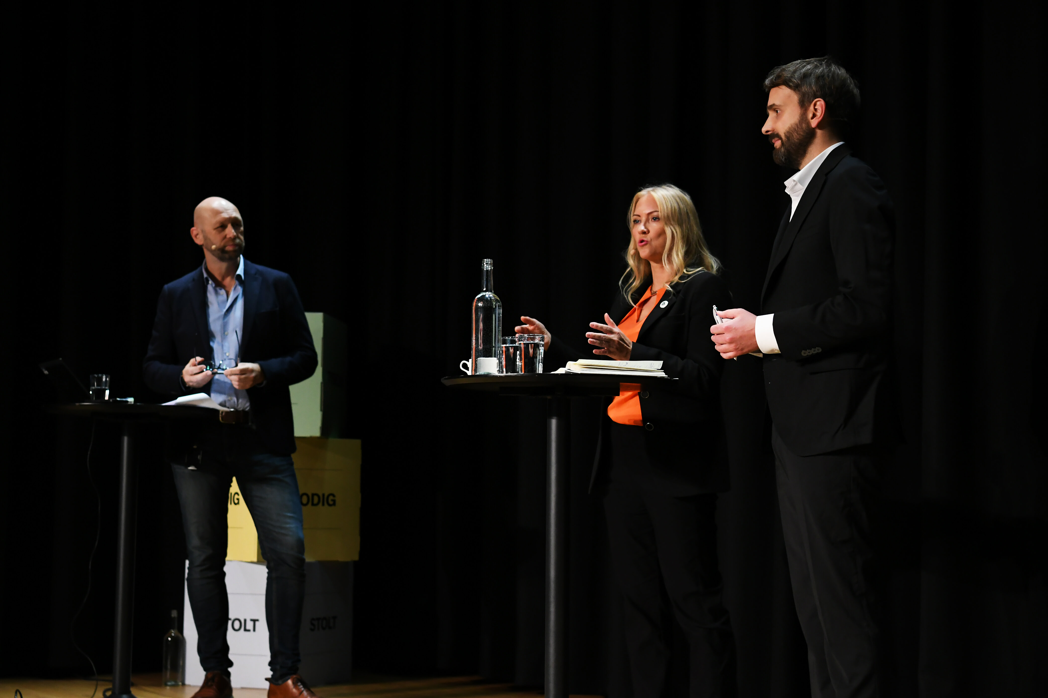 Bildet viser Rune Hallingstad Lill Sverresdatter larsen og Jan Christian Vestre Bildet viser Rune Hallingstad Lill Sverresdatter larsen og Jan Christian Vestre