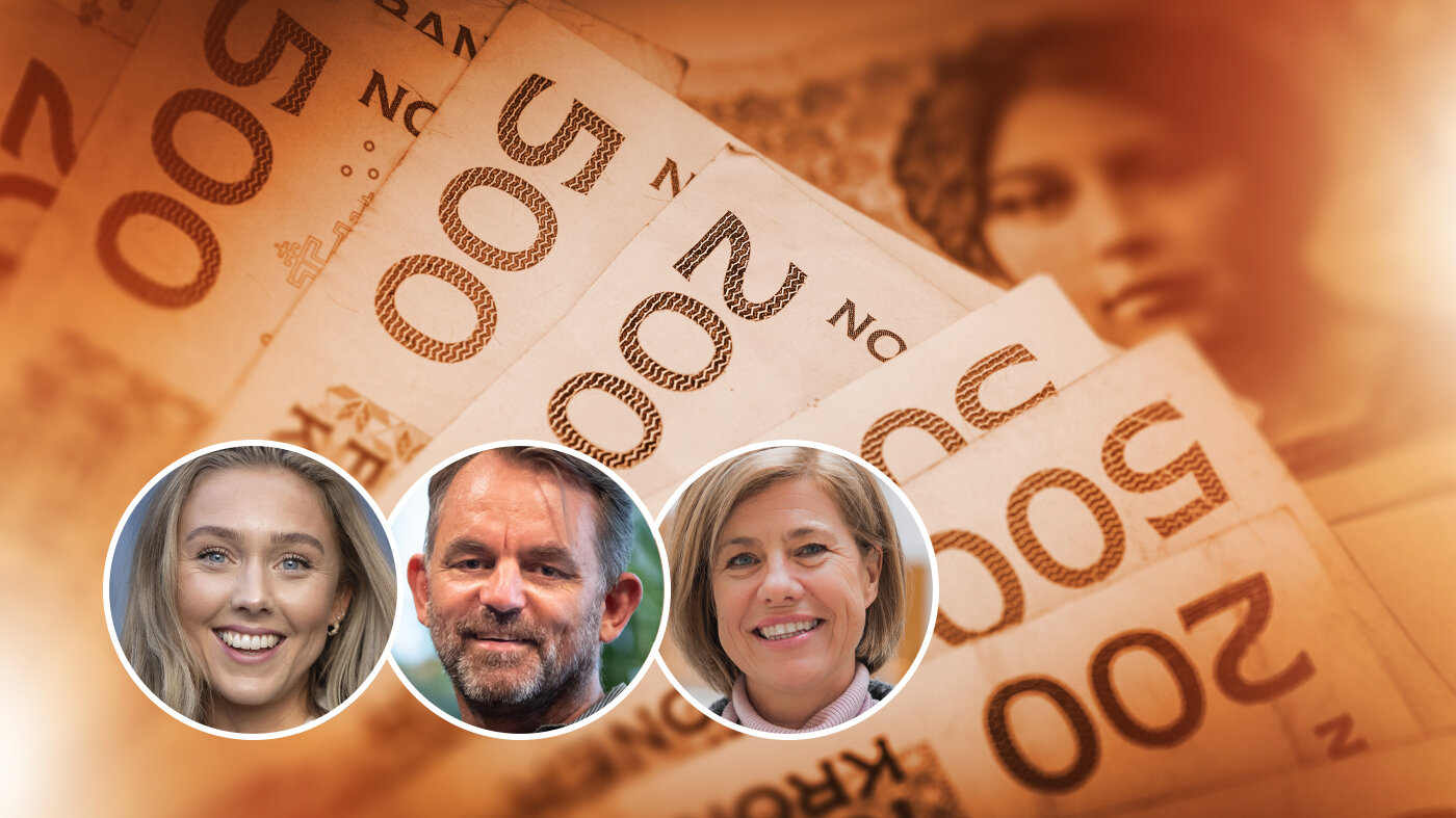 Pengesedler Illustrasjonsbildet viser en bunke med pengesedler.