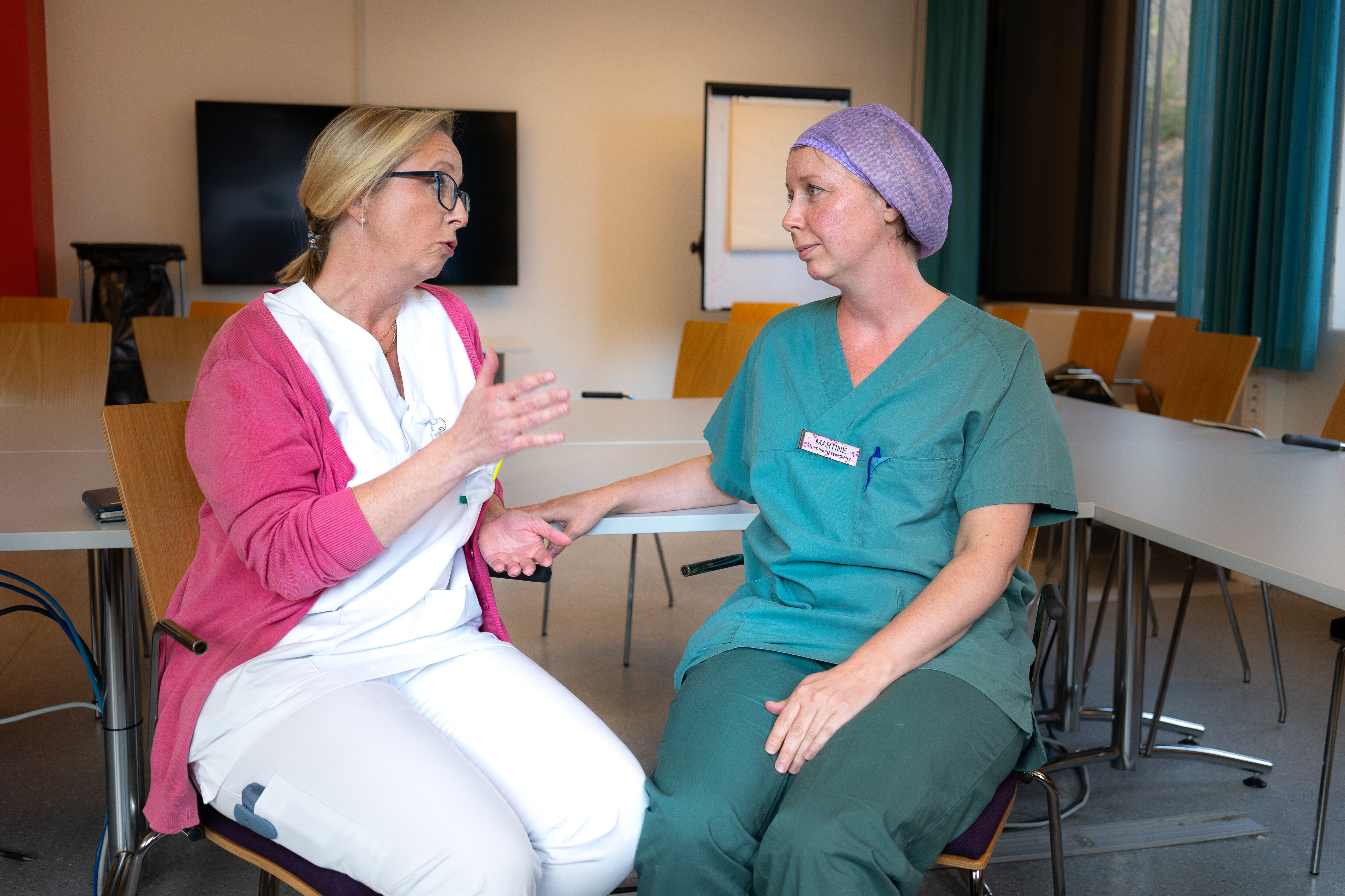 Martine Qvigstad og Eva Saltrøe Bildet viser Martine Qvigstad og Eva Saltrøe