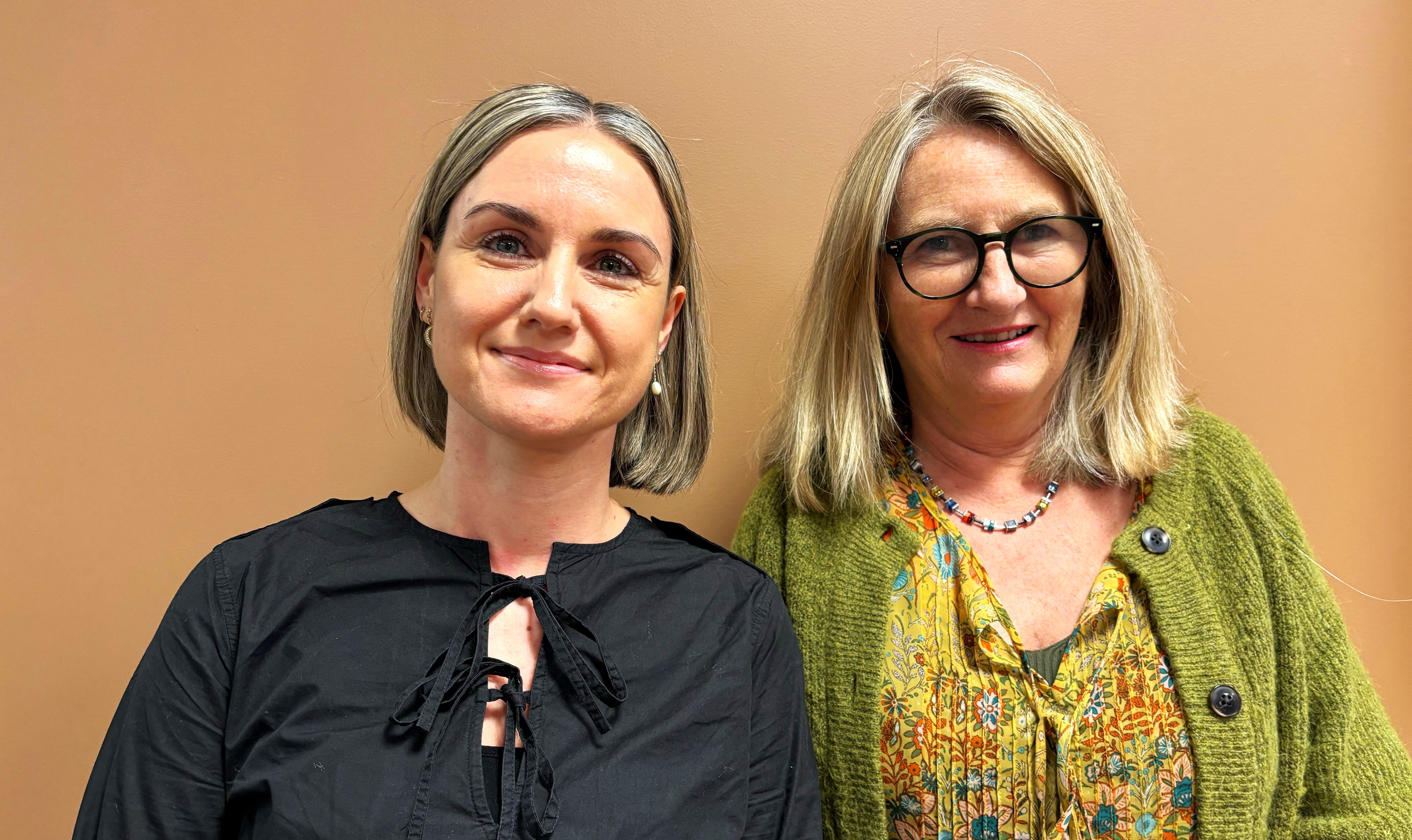 Judy-Christin Sørensen og Sidsel Ellingsen bildet viser Judy-Christin Sørensen og Sidsel Ellingsen