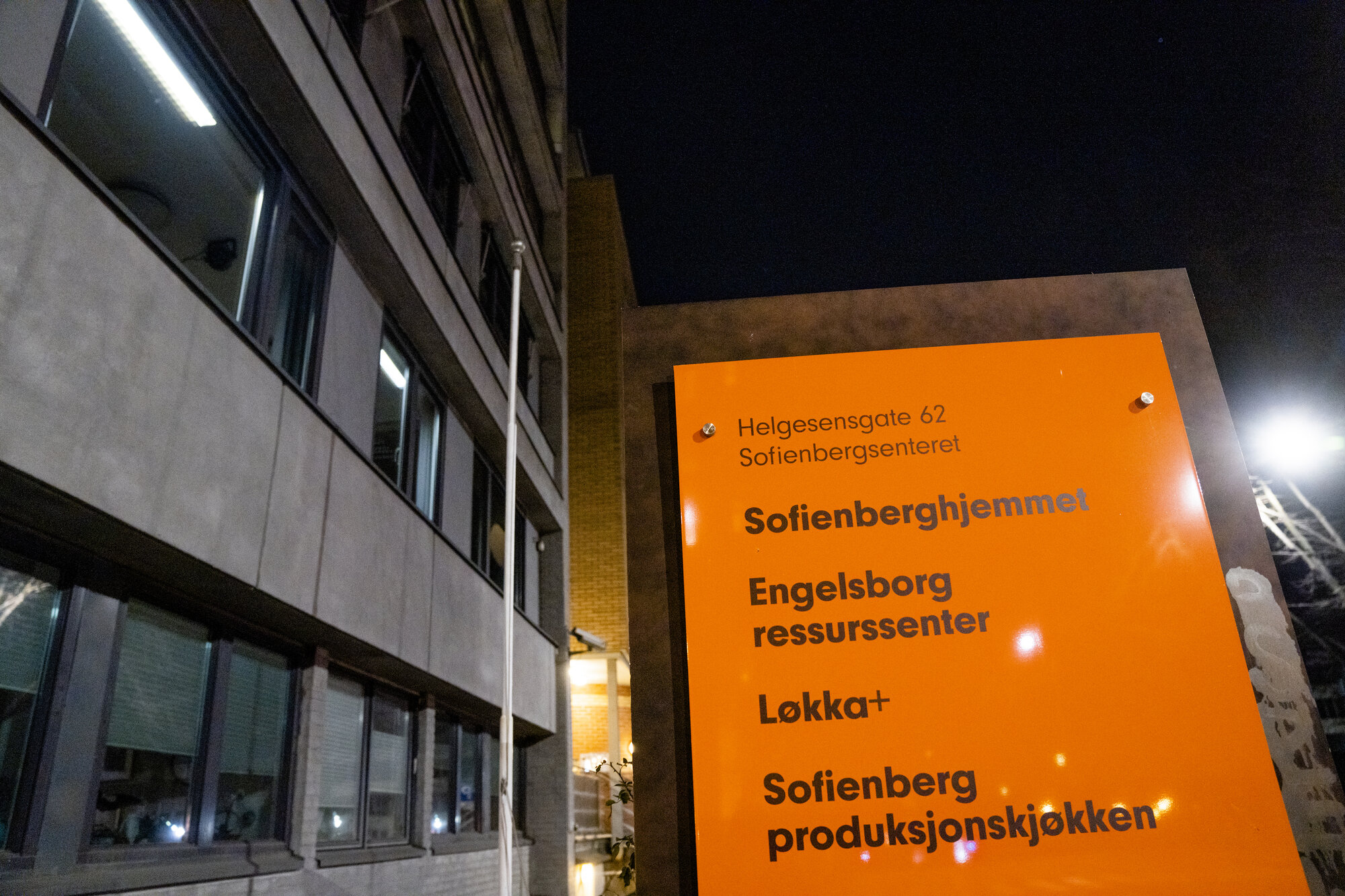 Bilde utenfor Sofienberghjemmet i Oslo