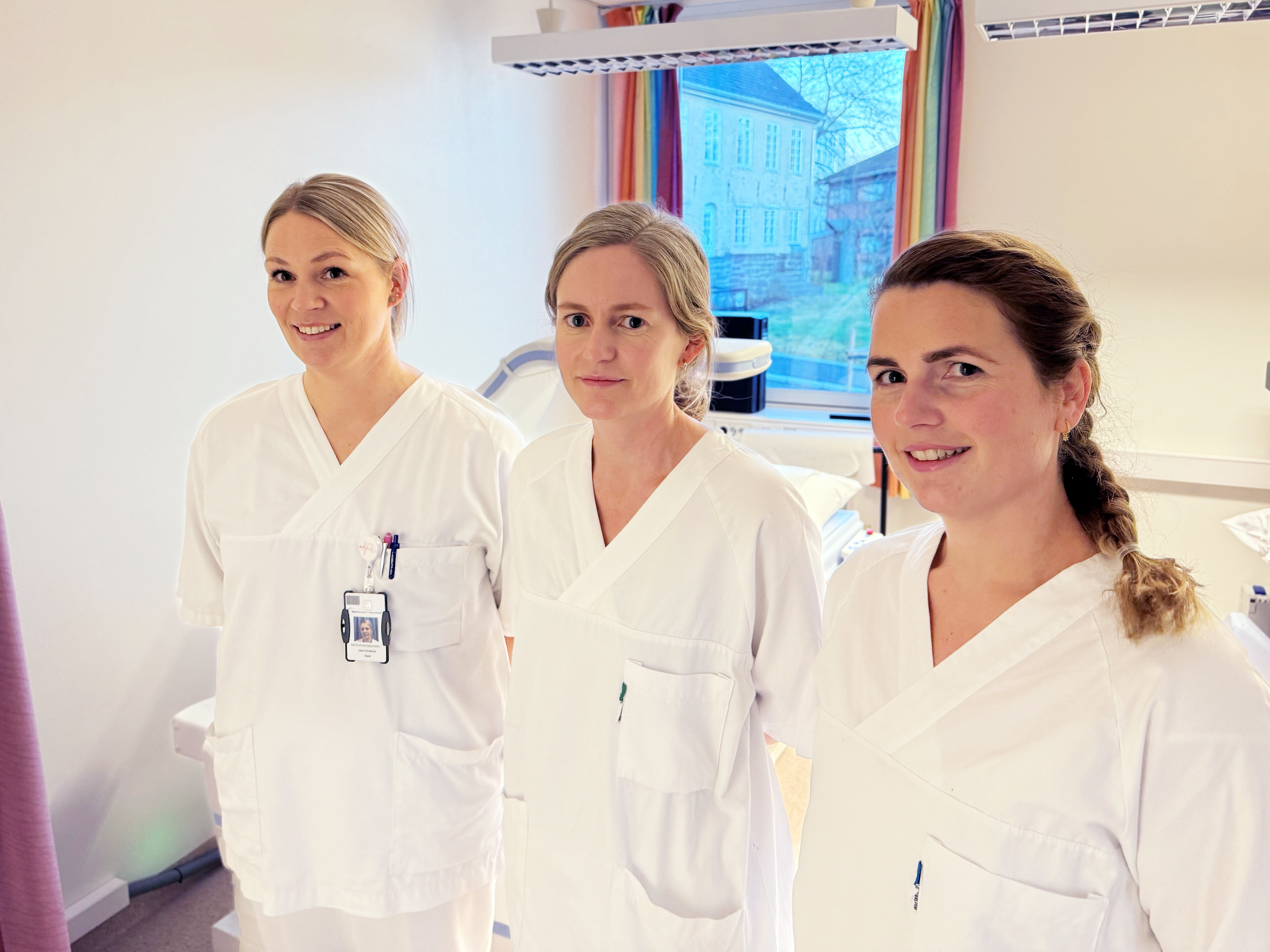 bilde av sykepleierne ved sykehuset i vestfold