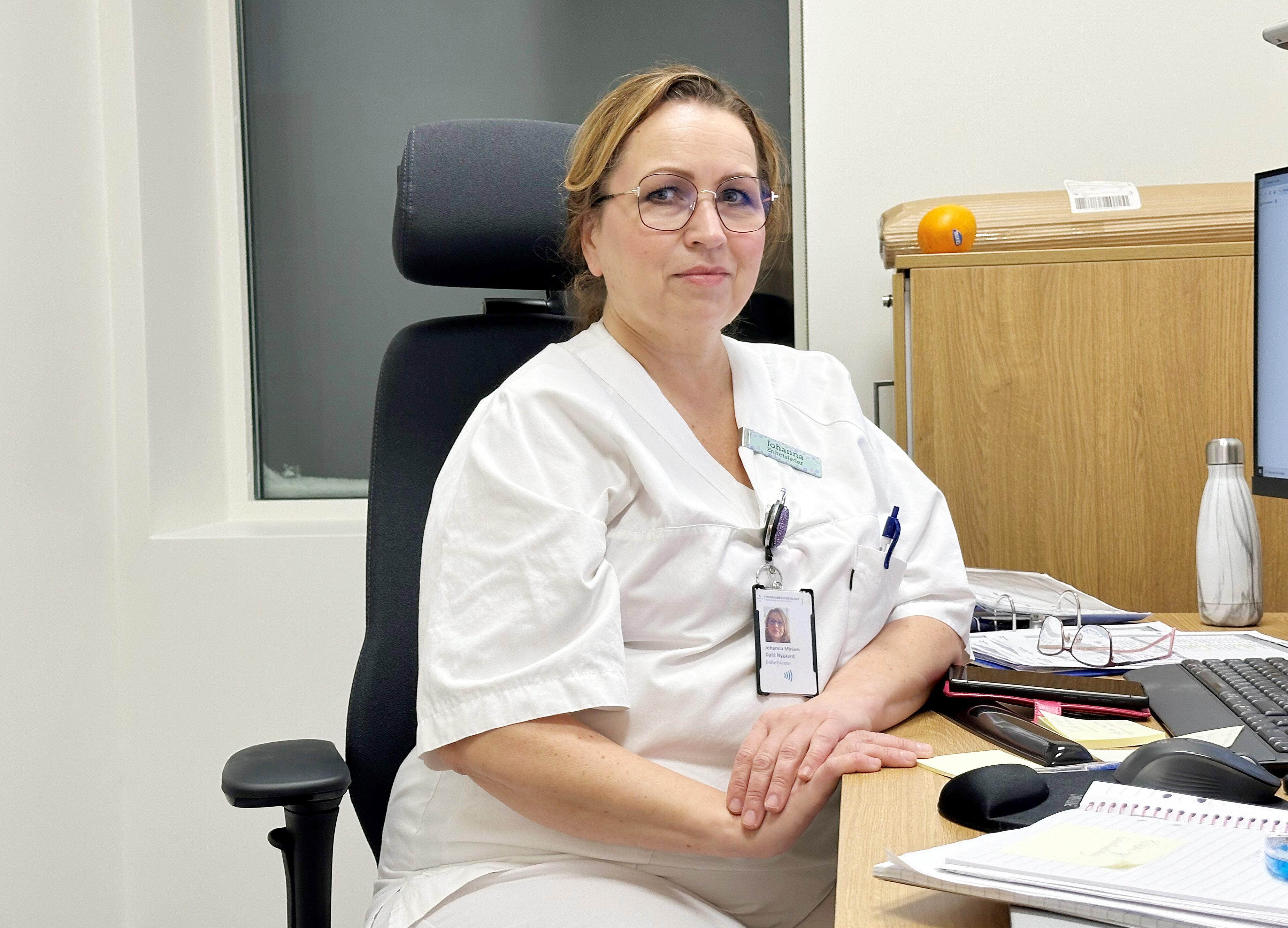 bilde av enhetsleder ved medisin johanna miriam dahl