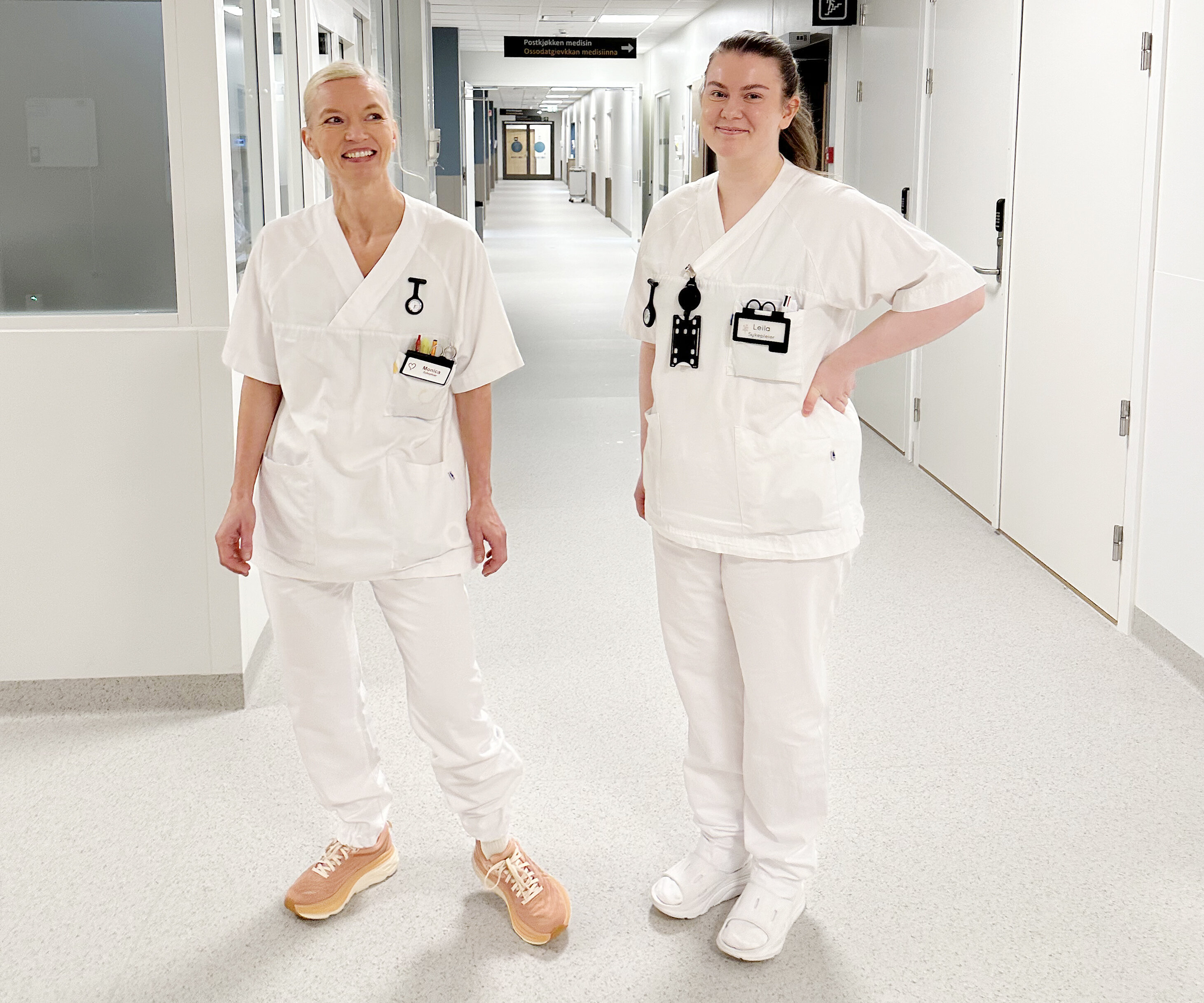bilde av sykepleiere på hammerfest sykehus