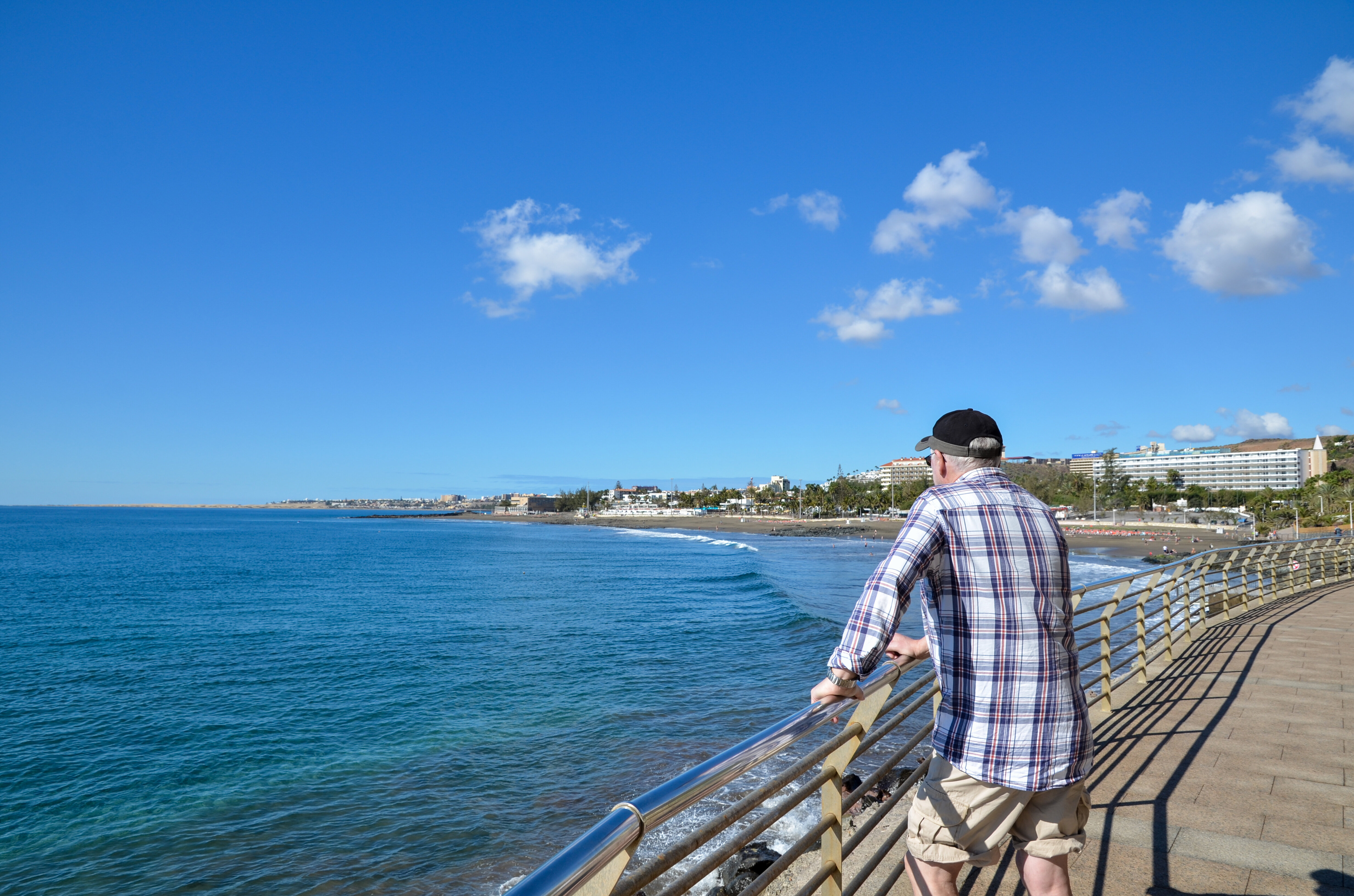 Eldre mann på Gran Canaria Eldre mann på Gran Canaria