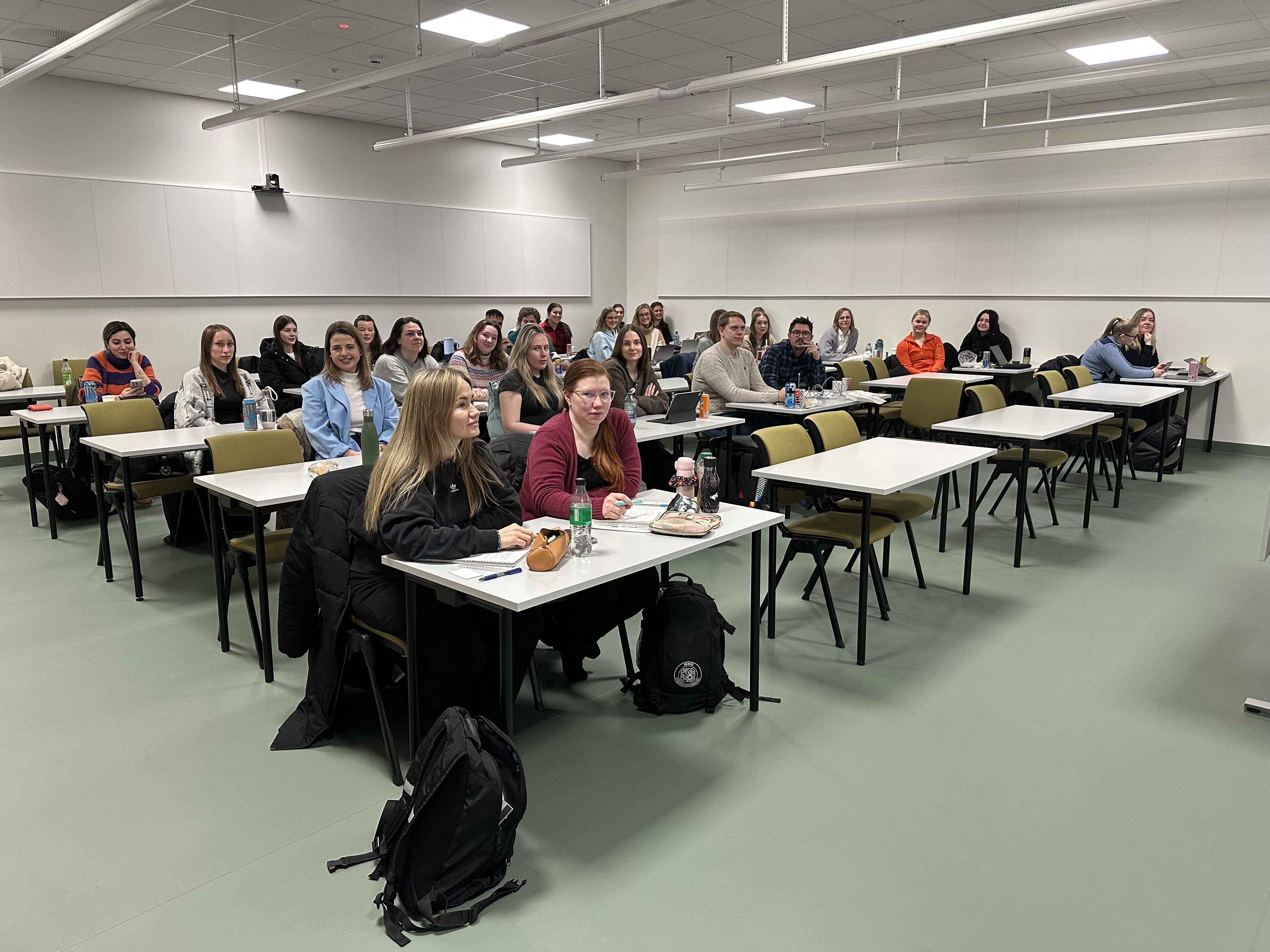 bilde av førsteårsstudentene på Hammerfest sykehus