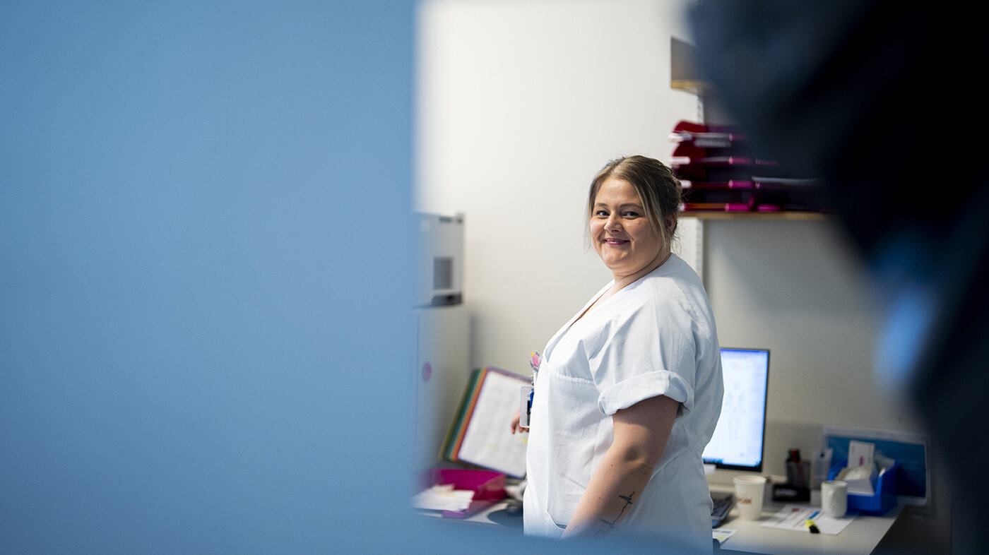 Bilde viser spesialsykepleier Lena Trogstad Risvik.