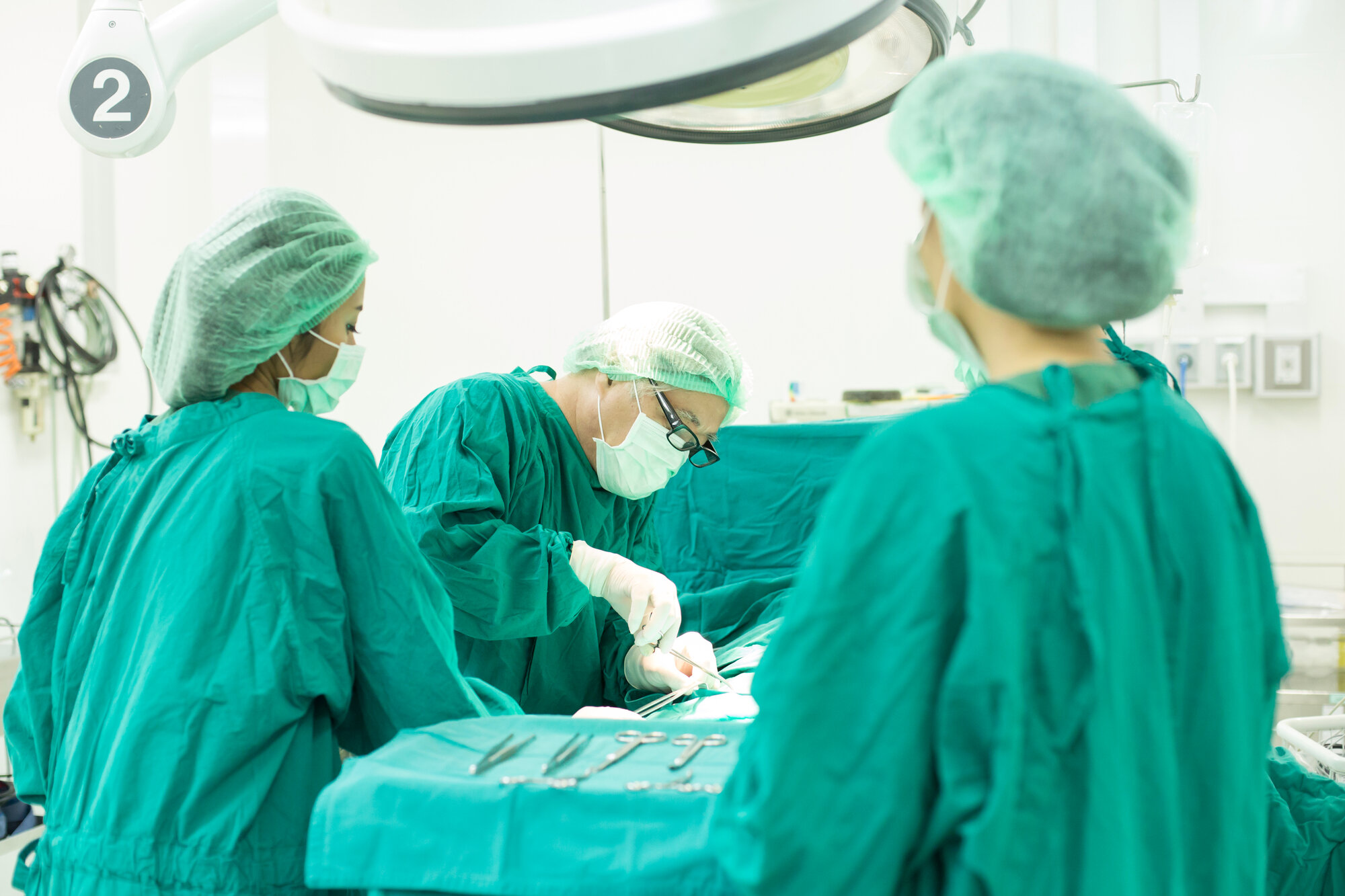 Bildet viser en operasjon