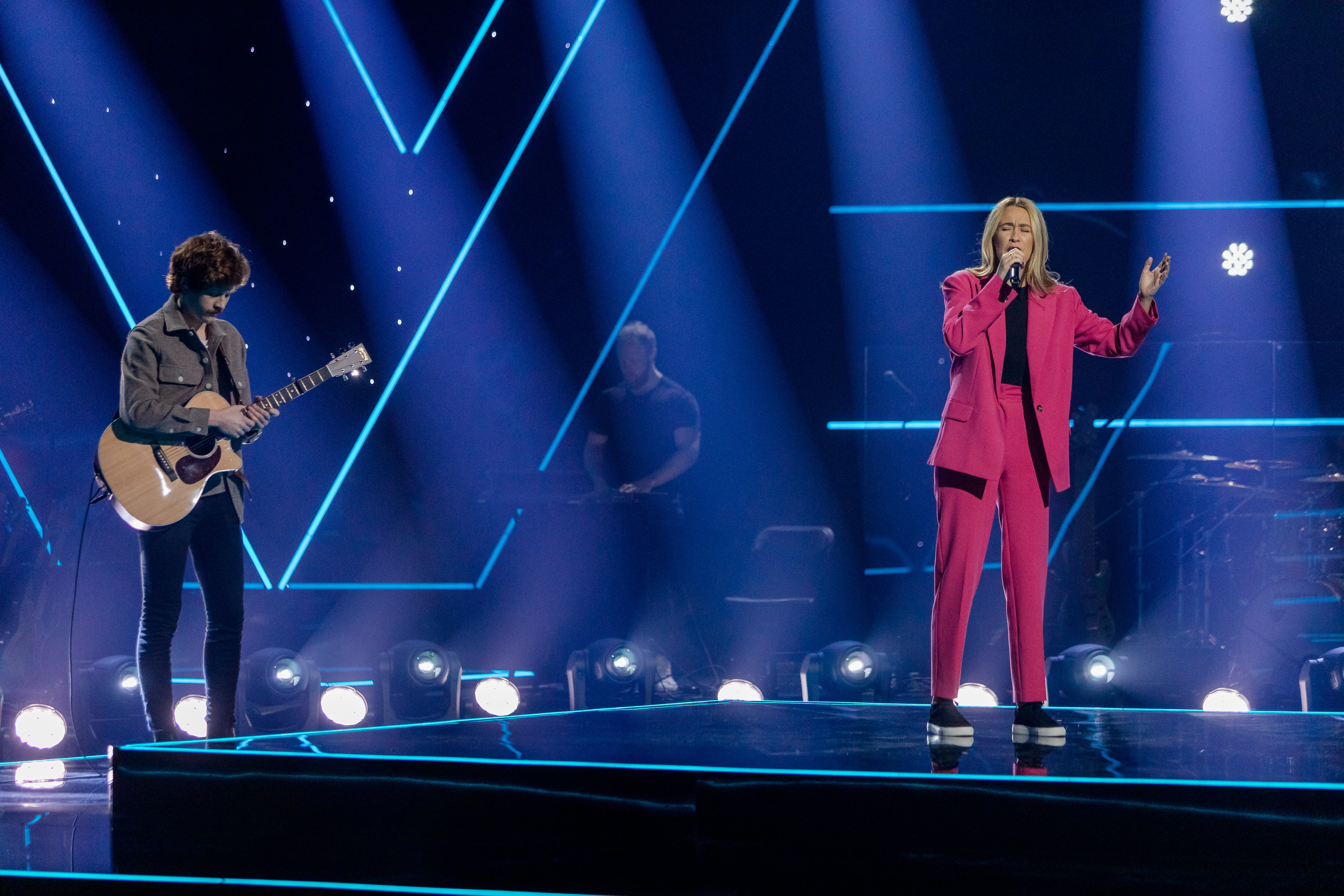 Madeleine Nataleen Tverberg Bildet viser Madeleine Nataleen Tverberg på scenen i The Voice.