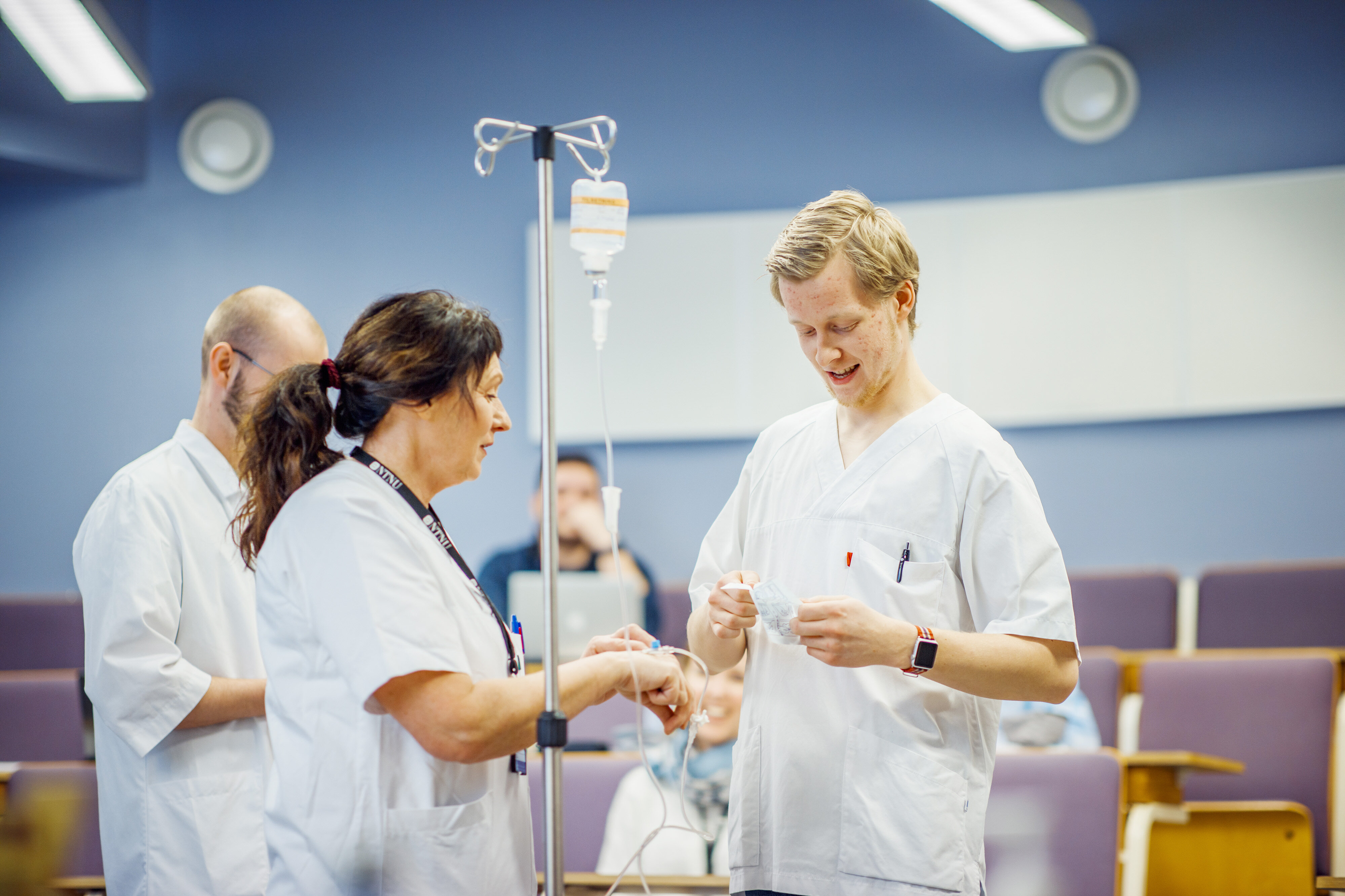 bilde av sykepleiere på jobb