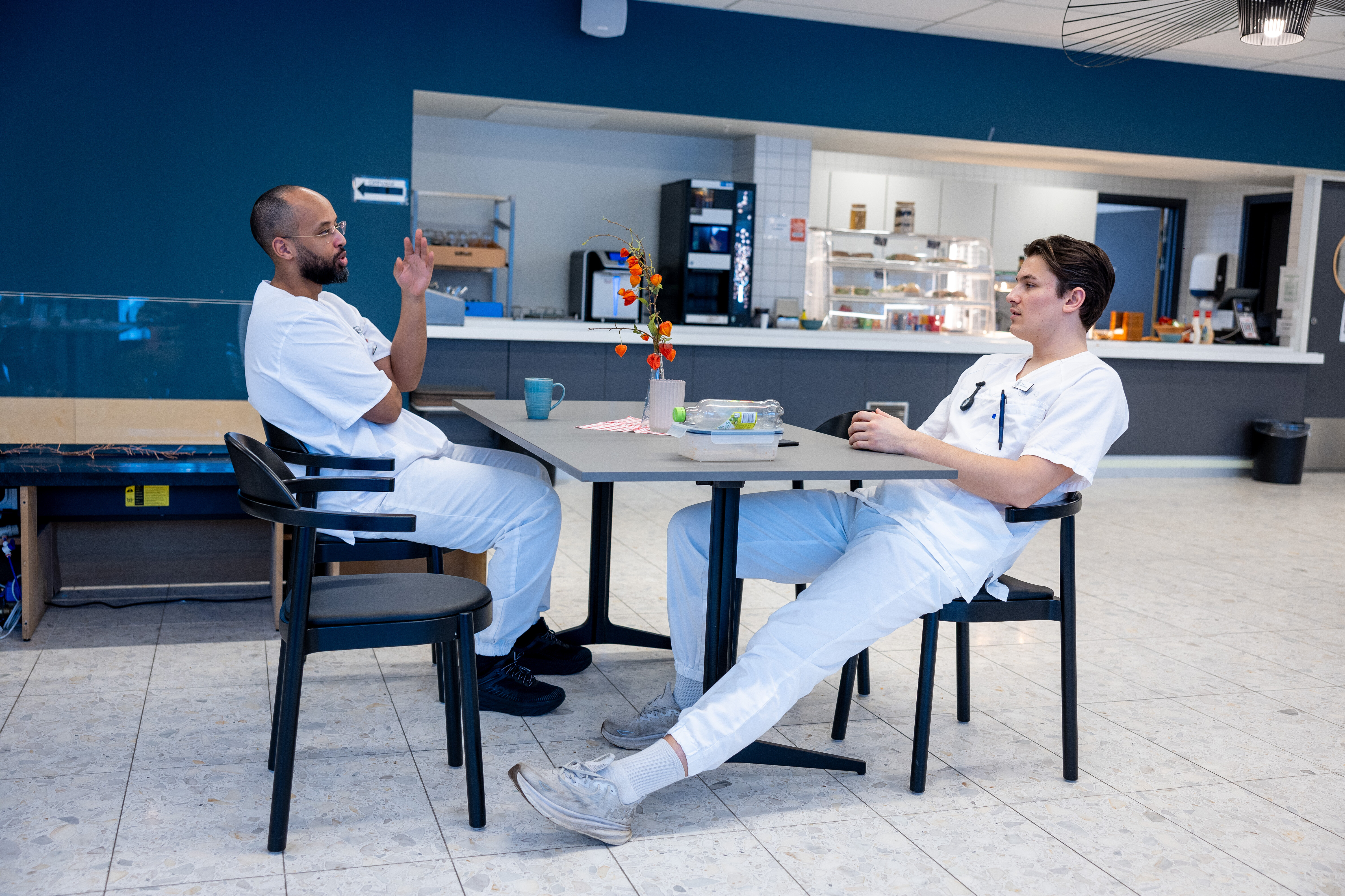 Lindeberghjemmet Bildet viser sykepleierelever på Lindeberghjemmet i Oslo