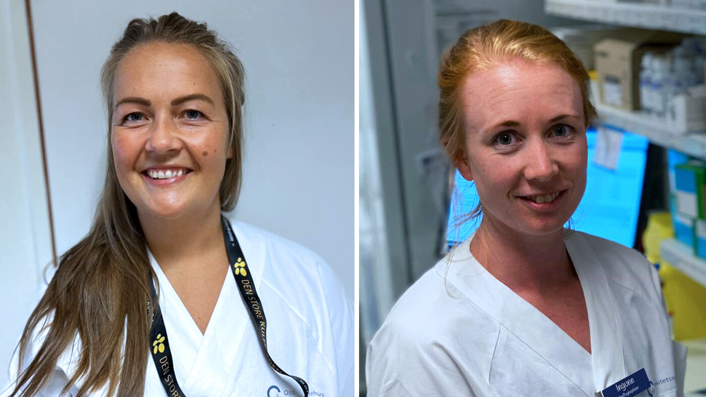 Bildet viser Hilde Bøgseth og Ingunn Holumsnes Sandven.