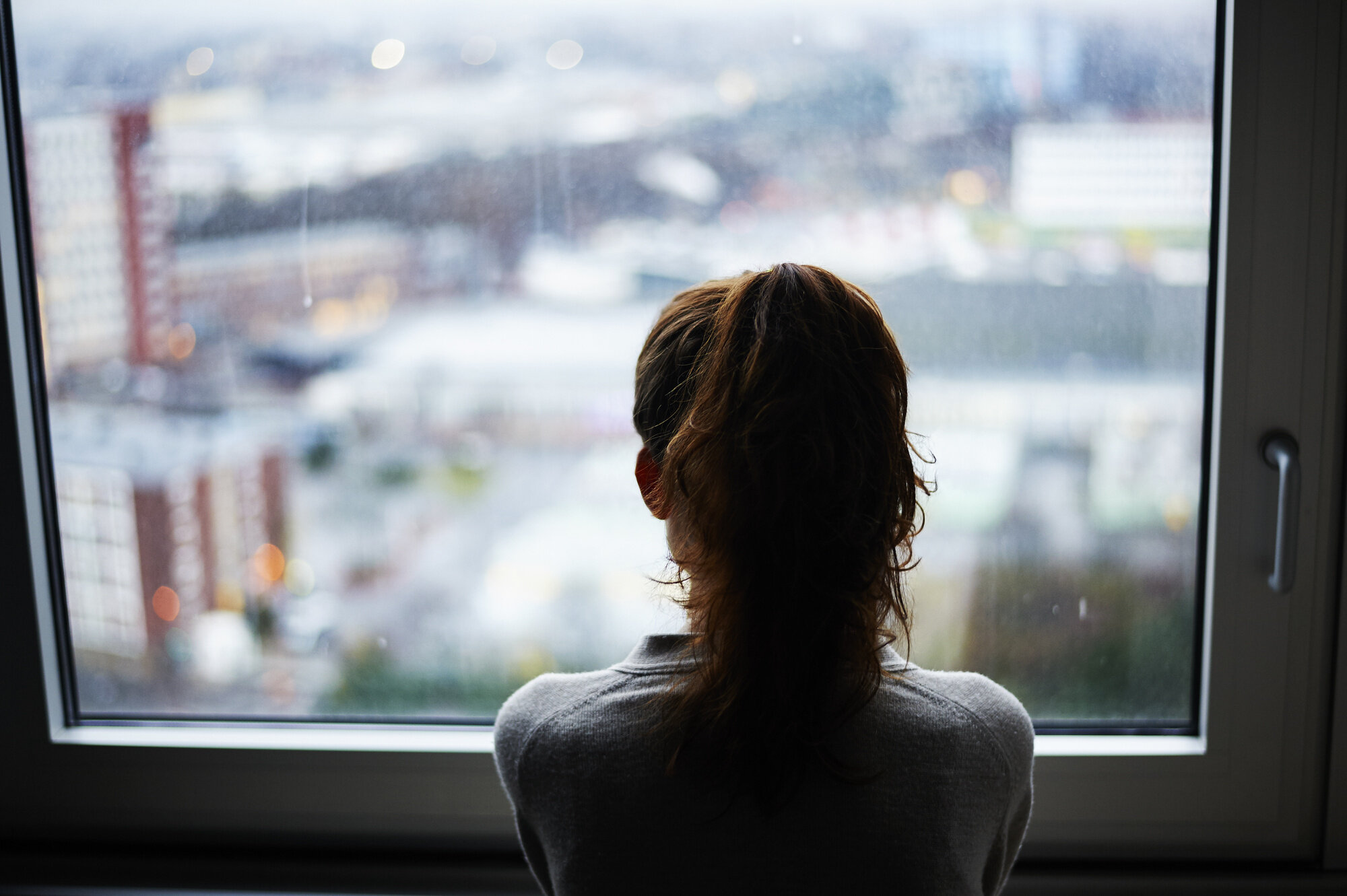 Bilde av kvinnelig silhuett