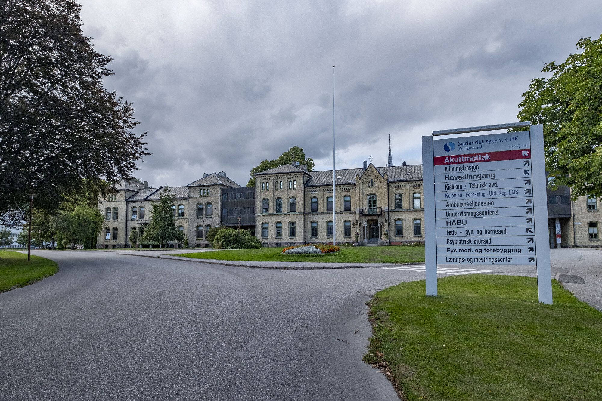 bilde av sørlandet sykehus i kristiansand