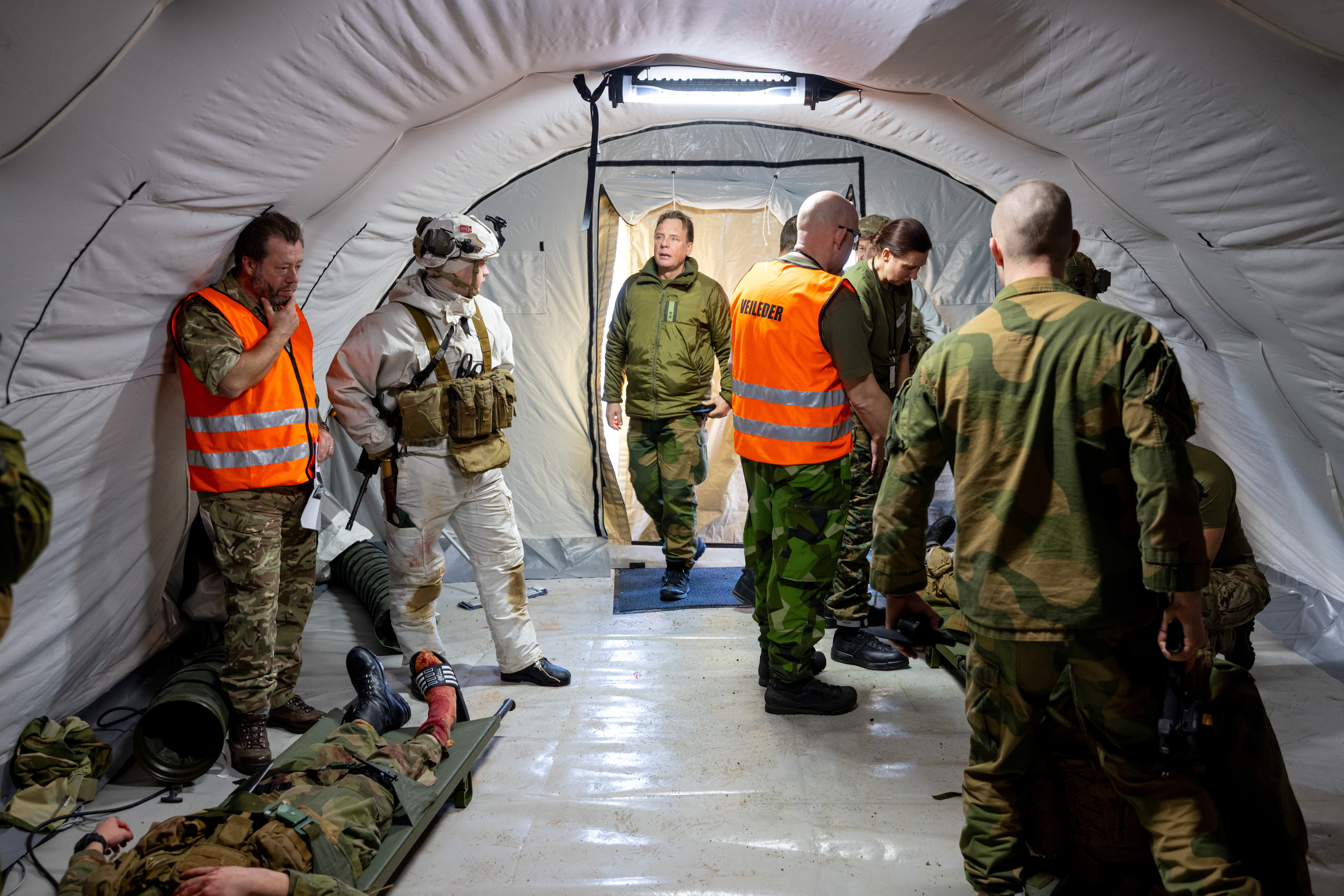 Jørn Einar Rasmussen Bildet viser Jørn Einar Rasmussen under Arctic Serpent.