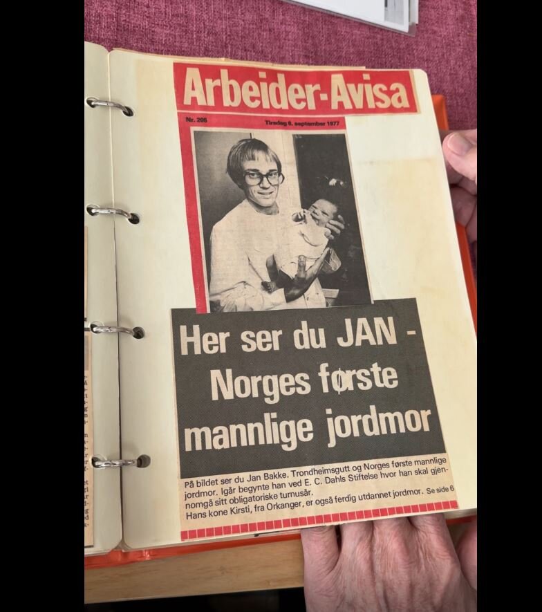 Bildet viser et avisutklipp