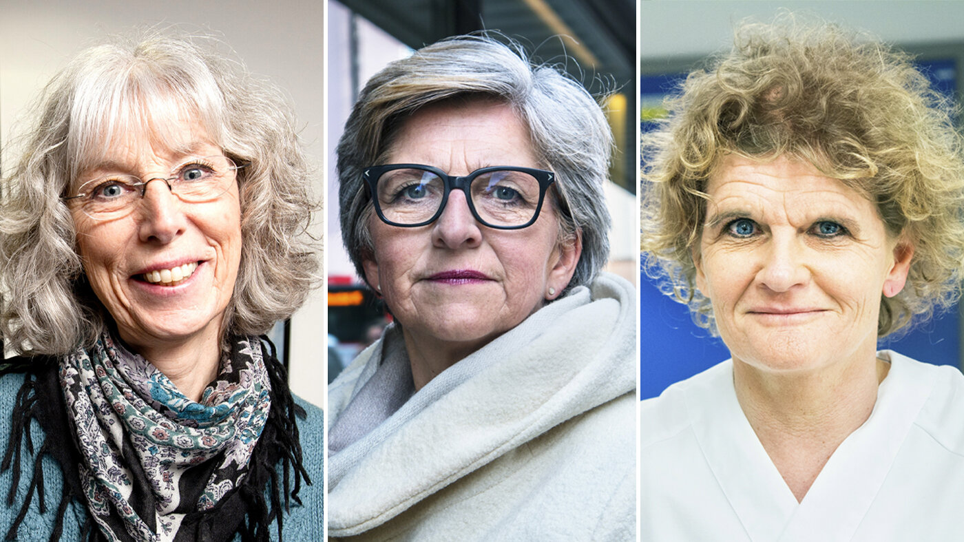 Bildet viser Anne Merete Bull, Eli Gunhild By og Cathrine Krøger 