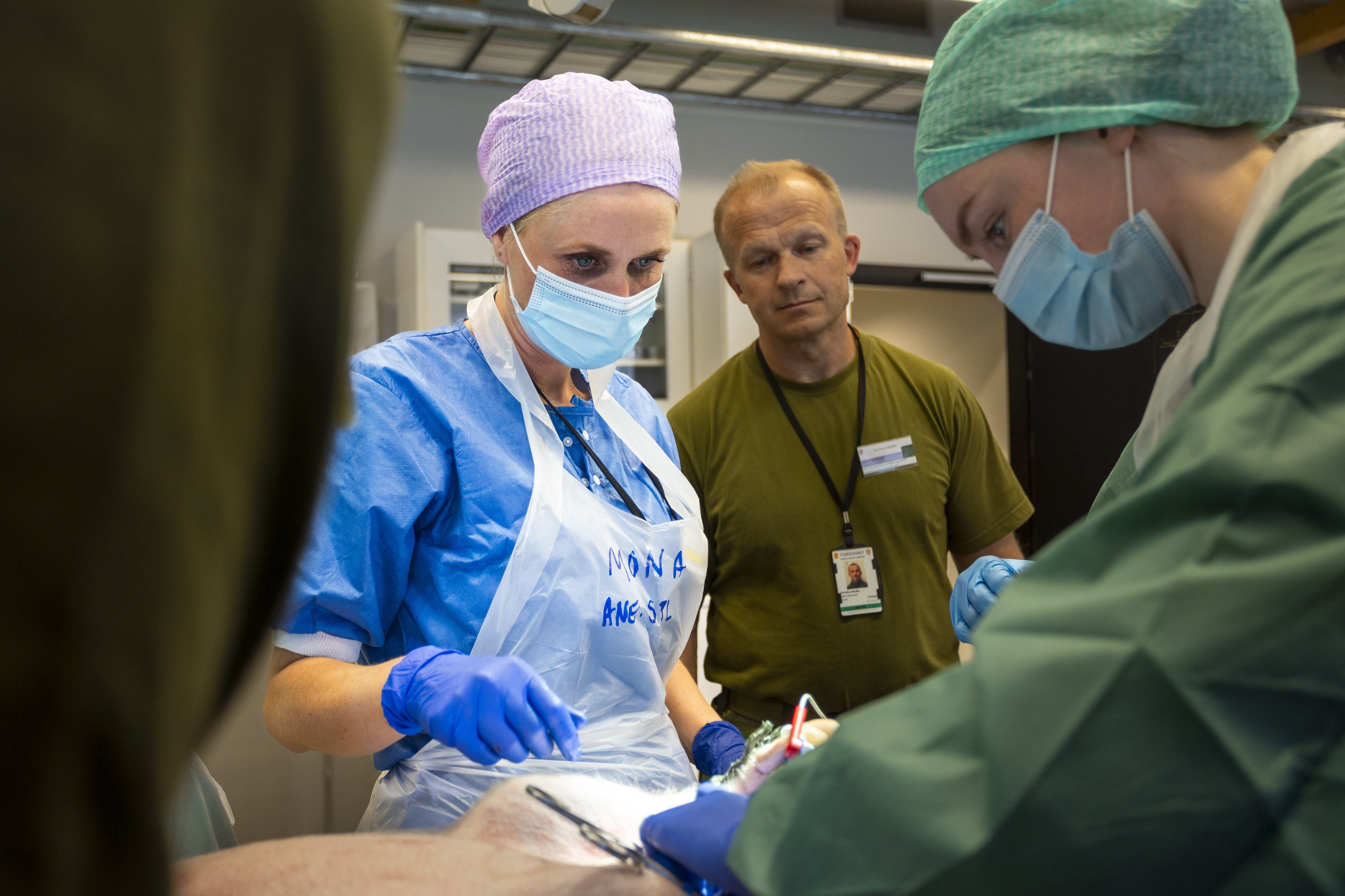 Mona Karine Soli-Andersen Bildet viser Mona Karine Soli-Andersen og instruktør.