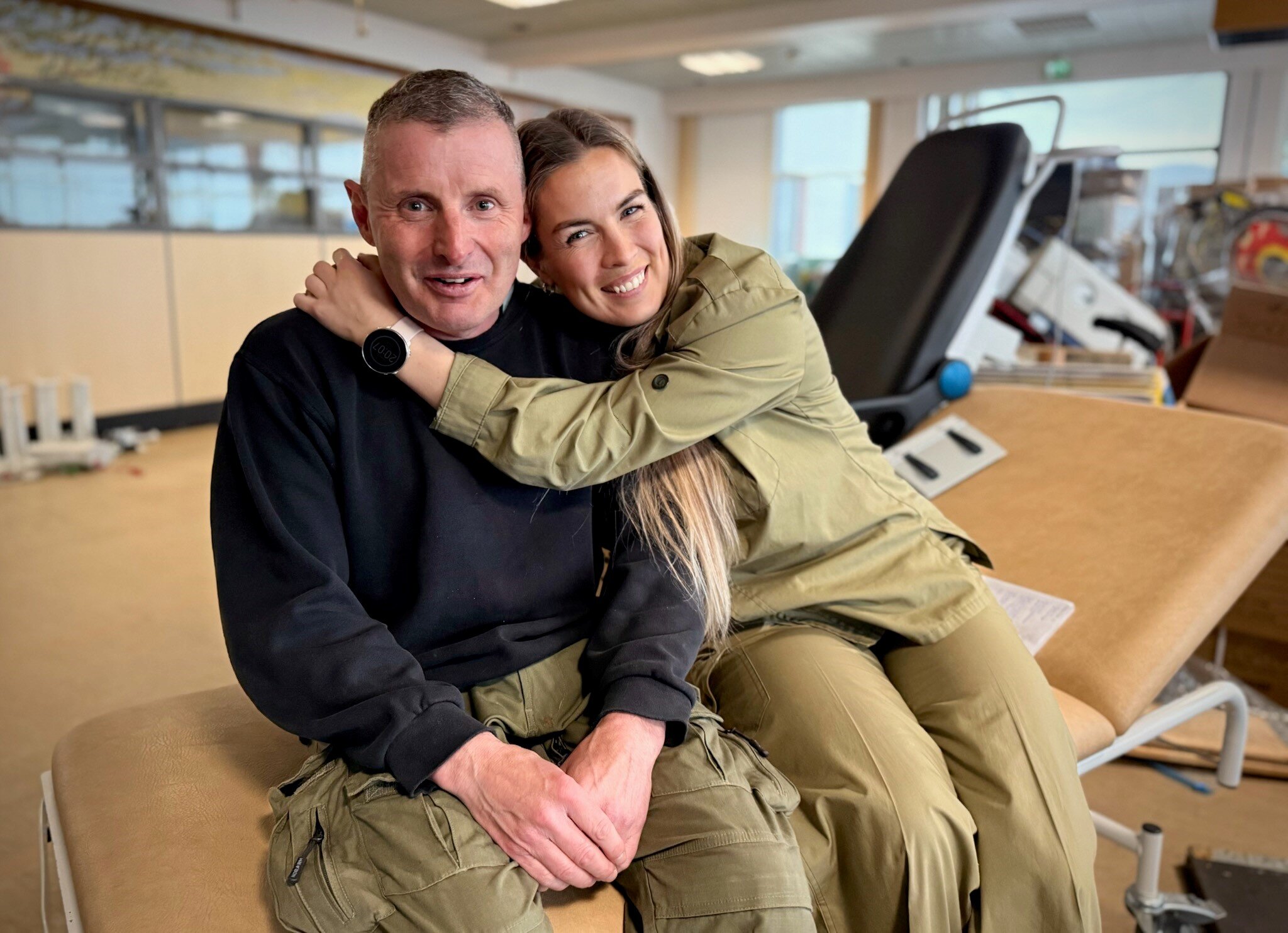 Bildet viser Kurt Eriksen og Edel Marlèn Duurhuus 