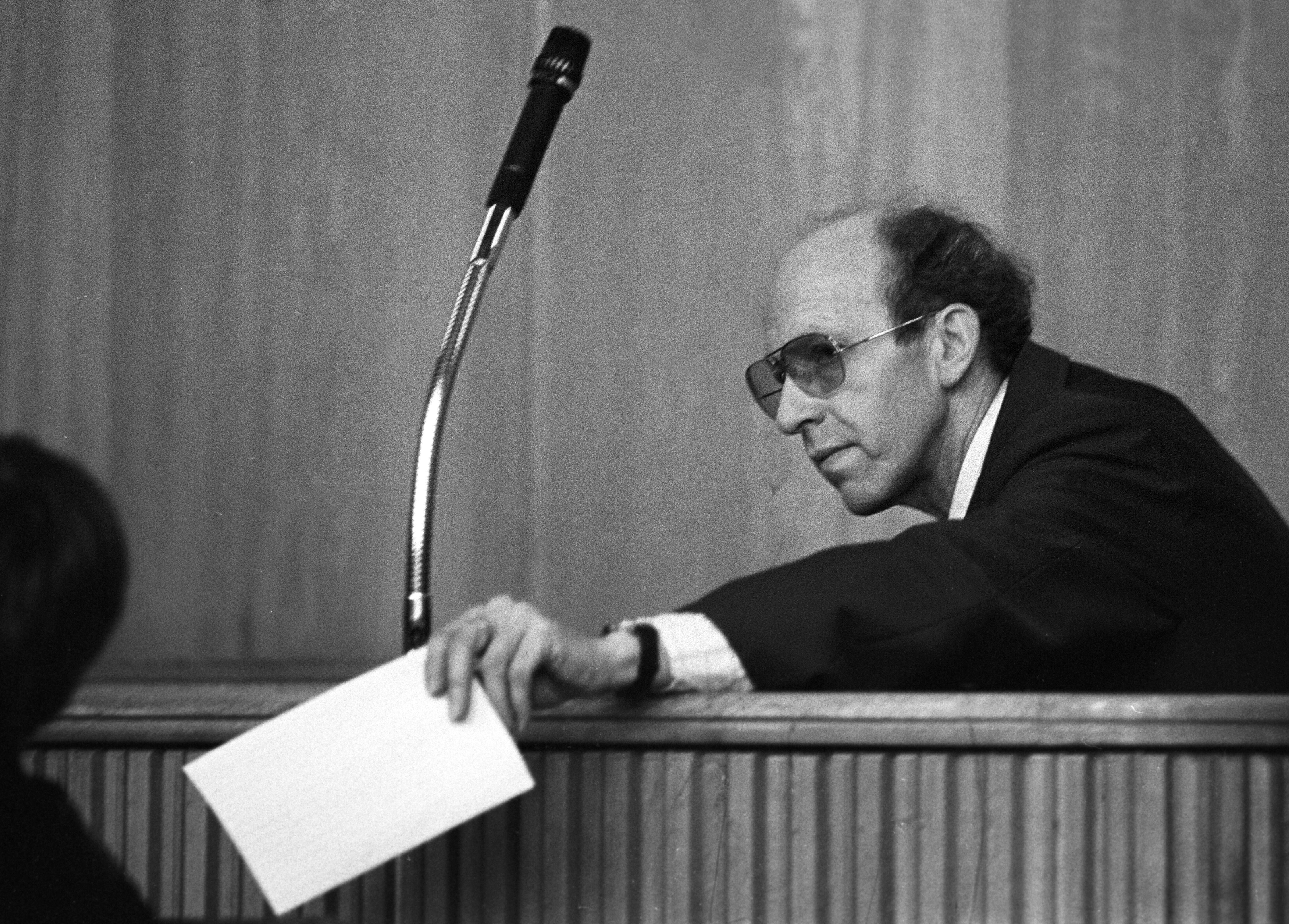 Arnfinn Nesset Bildet viser Arnfinn Nesset i retten.