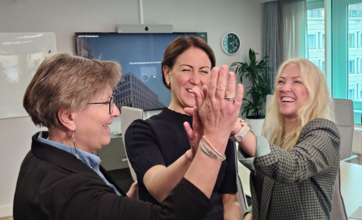 Bildet viser Mette Nord, Tonje Brenna og Lill Sverresdatter Larsen