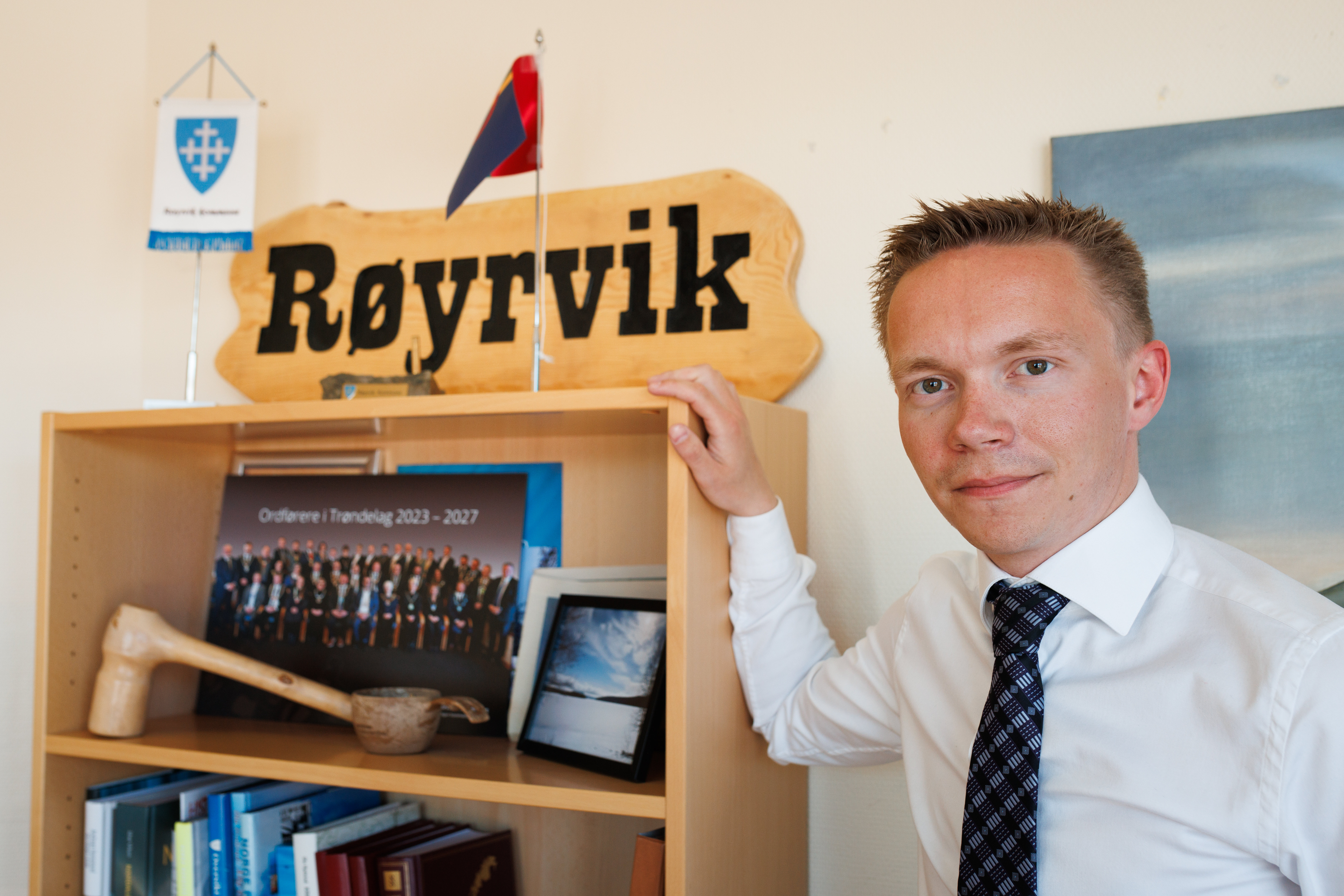 Kennet Tømmermo Reitan Bildet viser ordføreren i Røyrvik kommune, Kennet Tømmermo Reitan