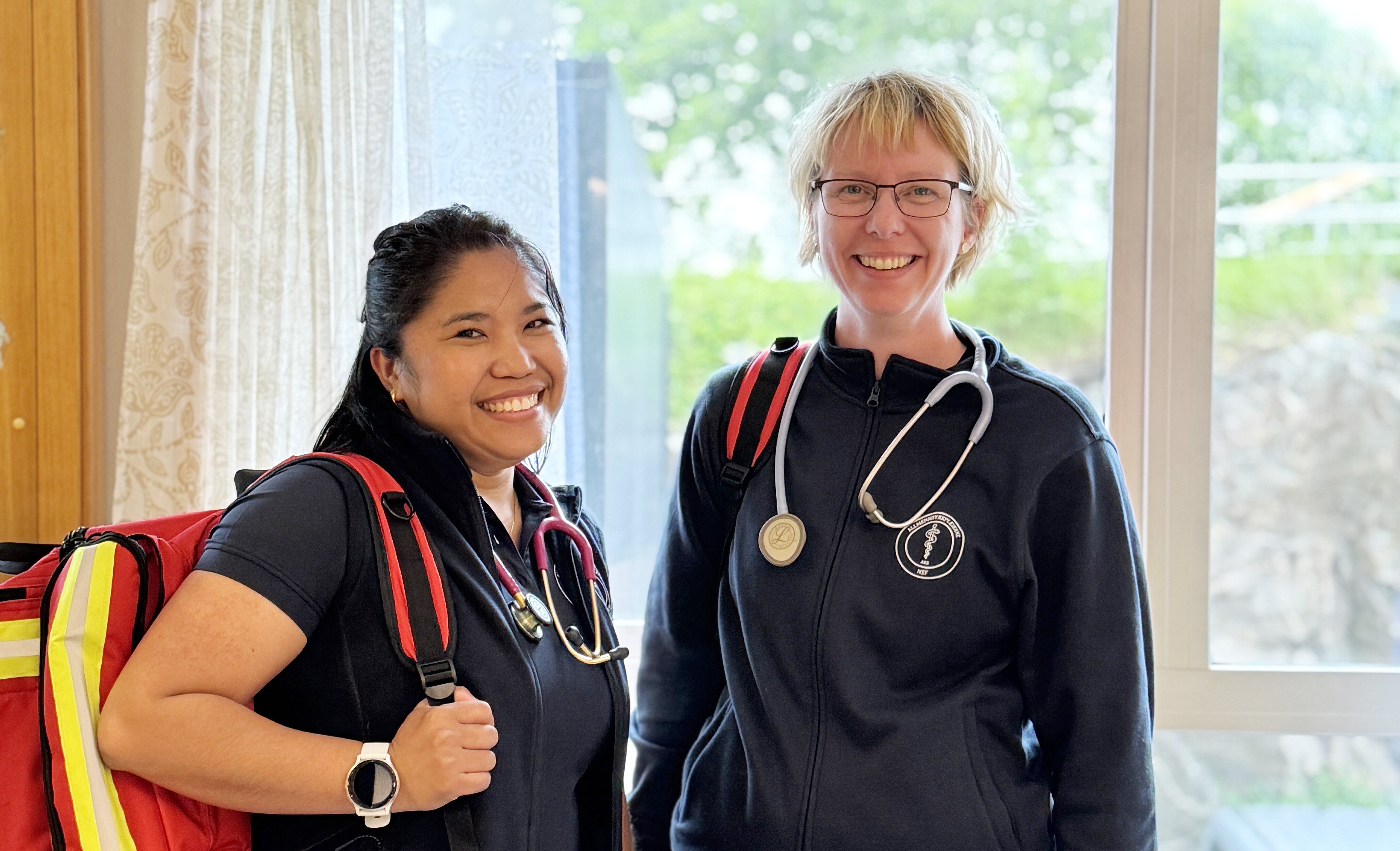 bildet av aks-sykepleiere i Kristiansund