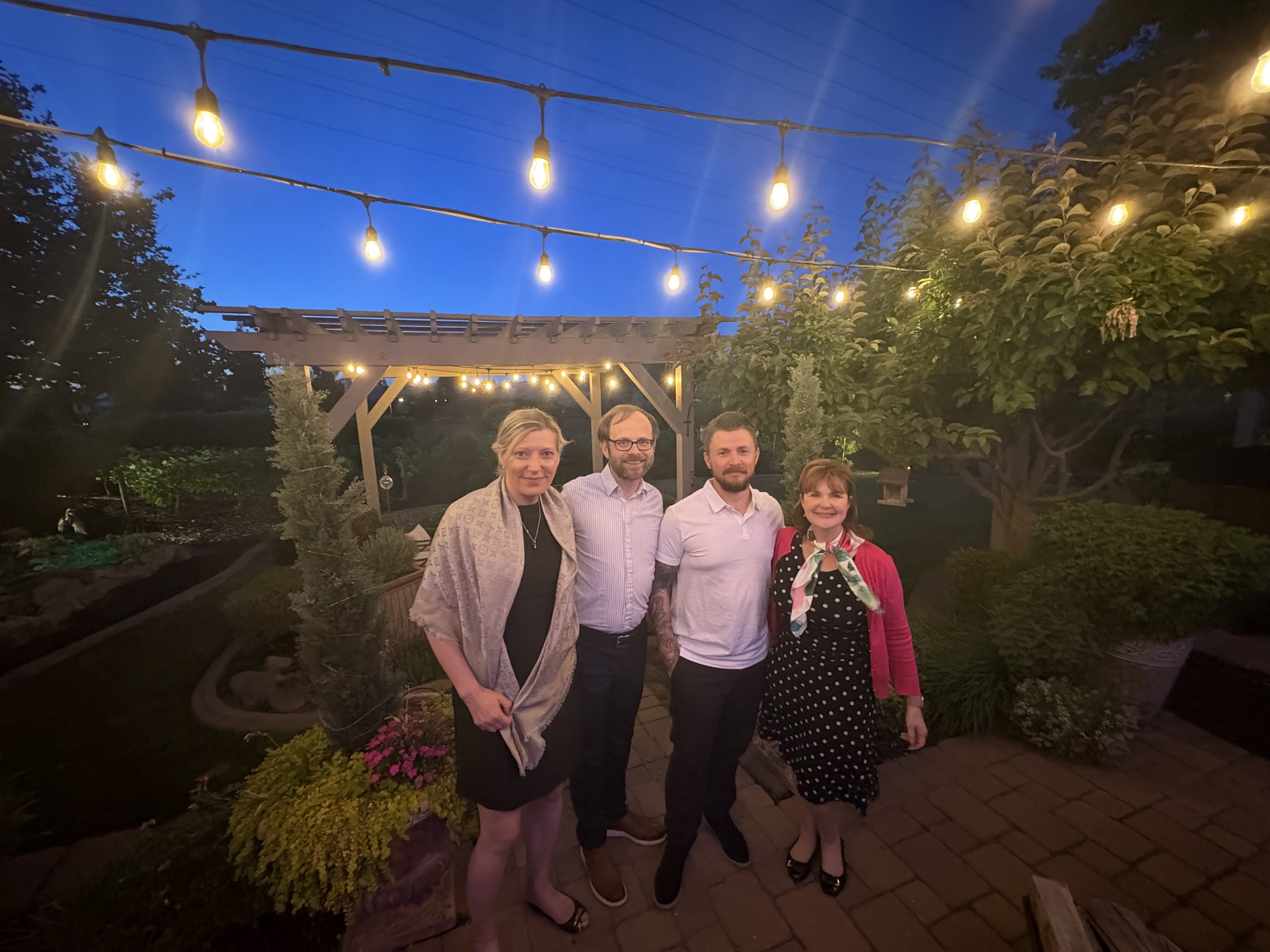 Bildet viser Ellen Brodin, Lars Gjerde, Lasse Johan Thue og 