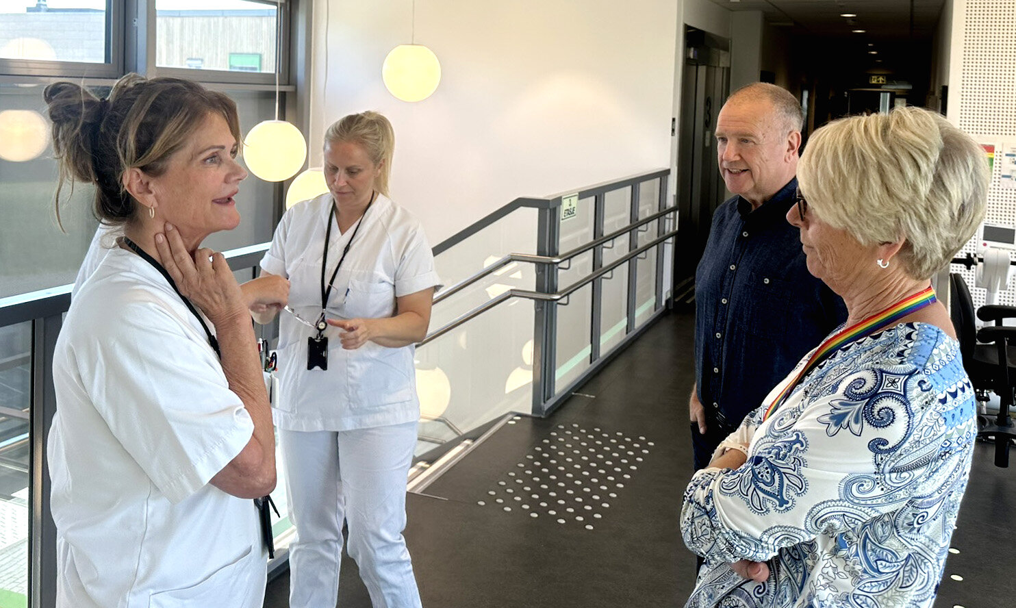 Bilde av sykepleierne og sykehjemsetatens ledere