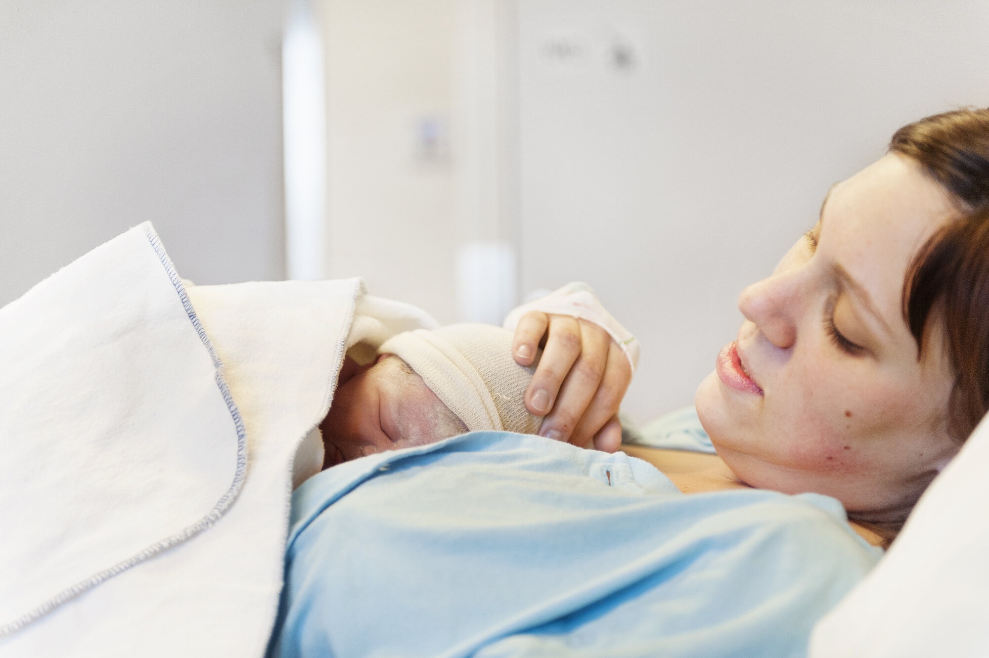 Bildet viser nyfødt baby. Bildet viser nyfødt baby.