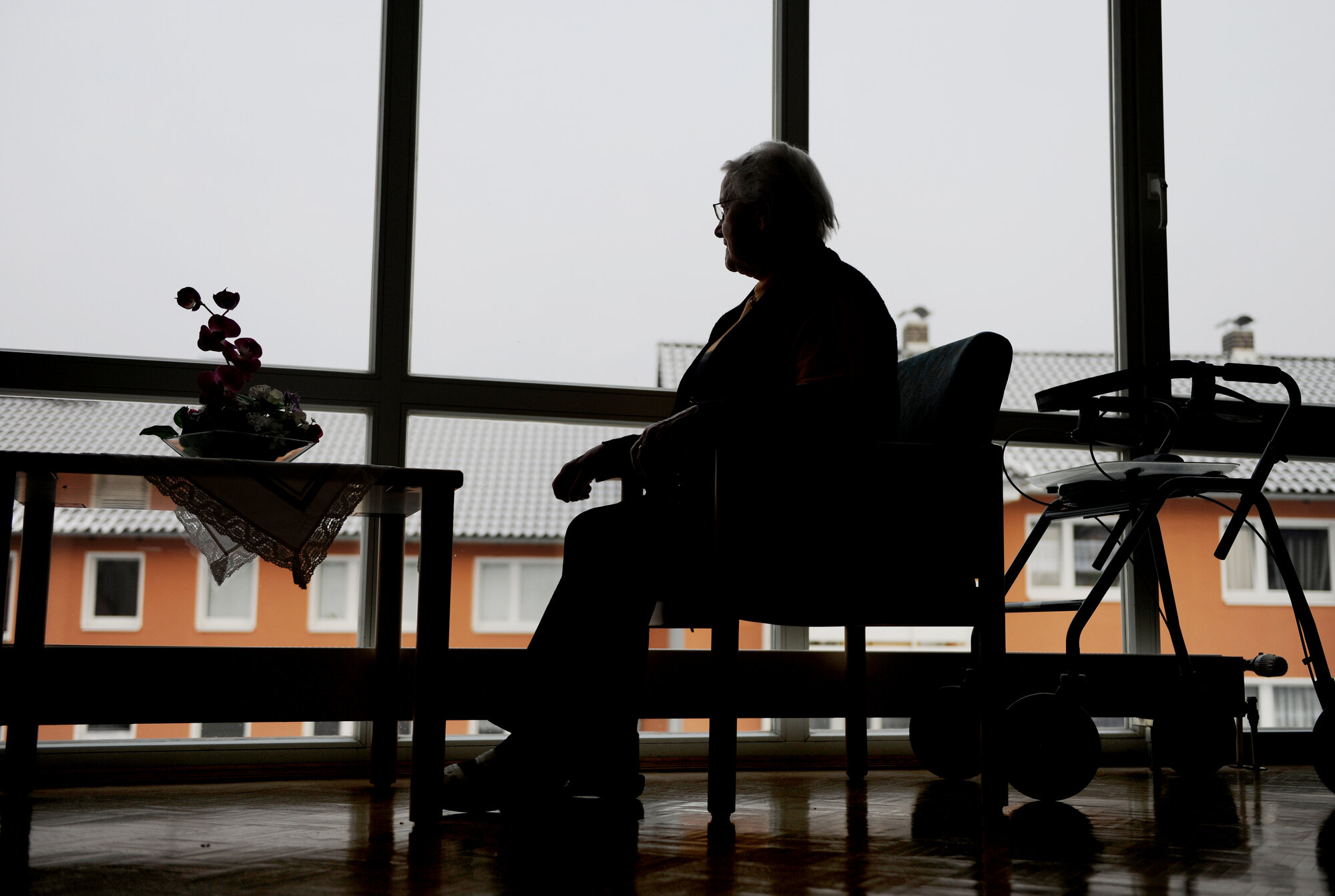 Illustrasjonsbilde av gammel kvinne