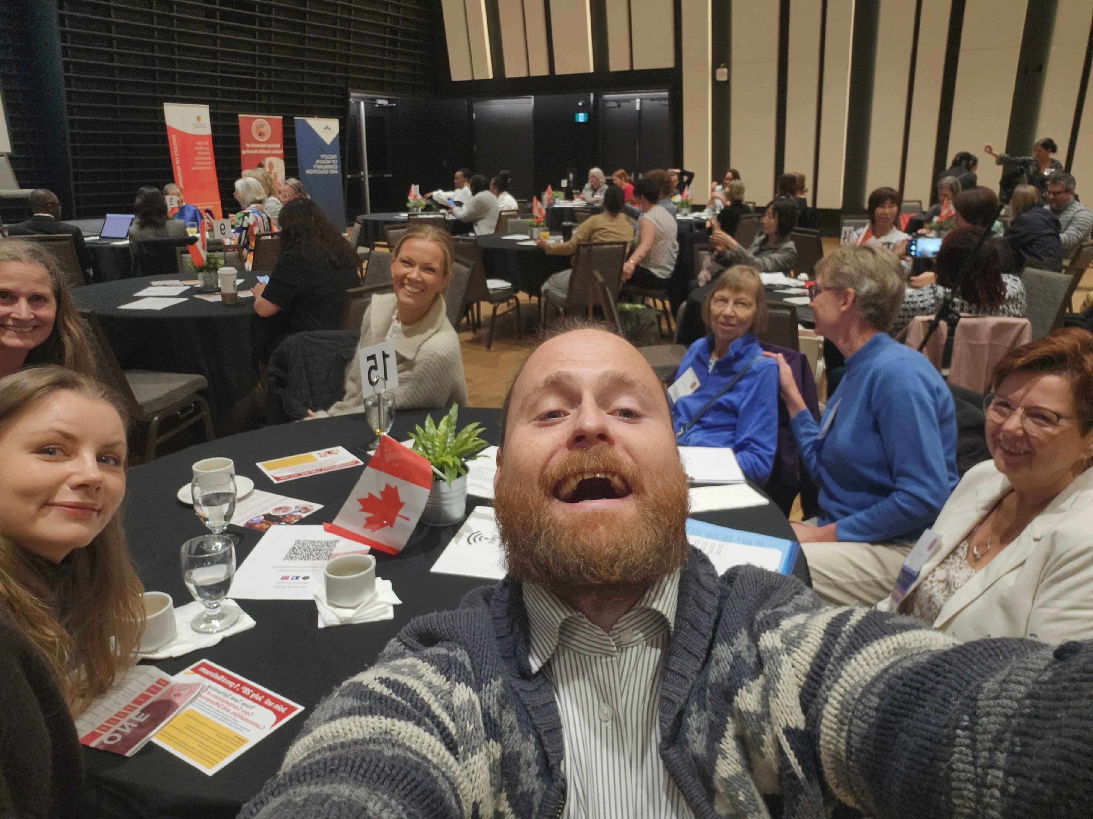 Bildet viser helsesykepleier Per Arthur Andersen i Canada