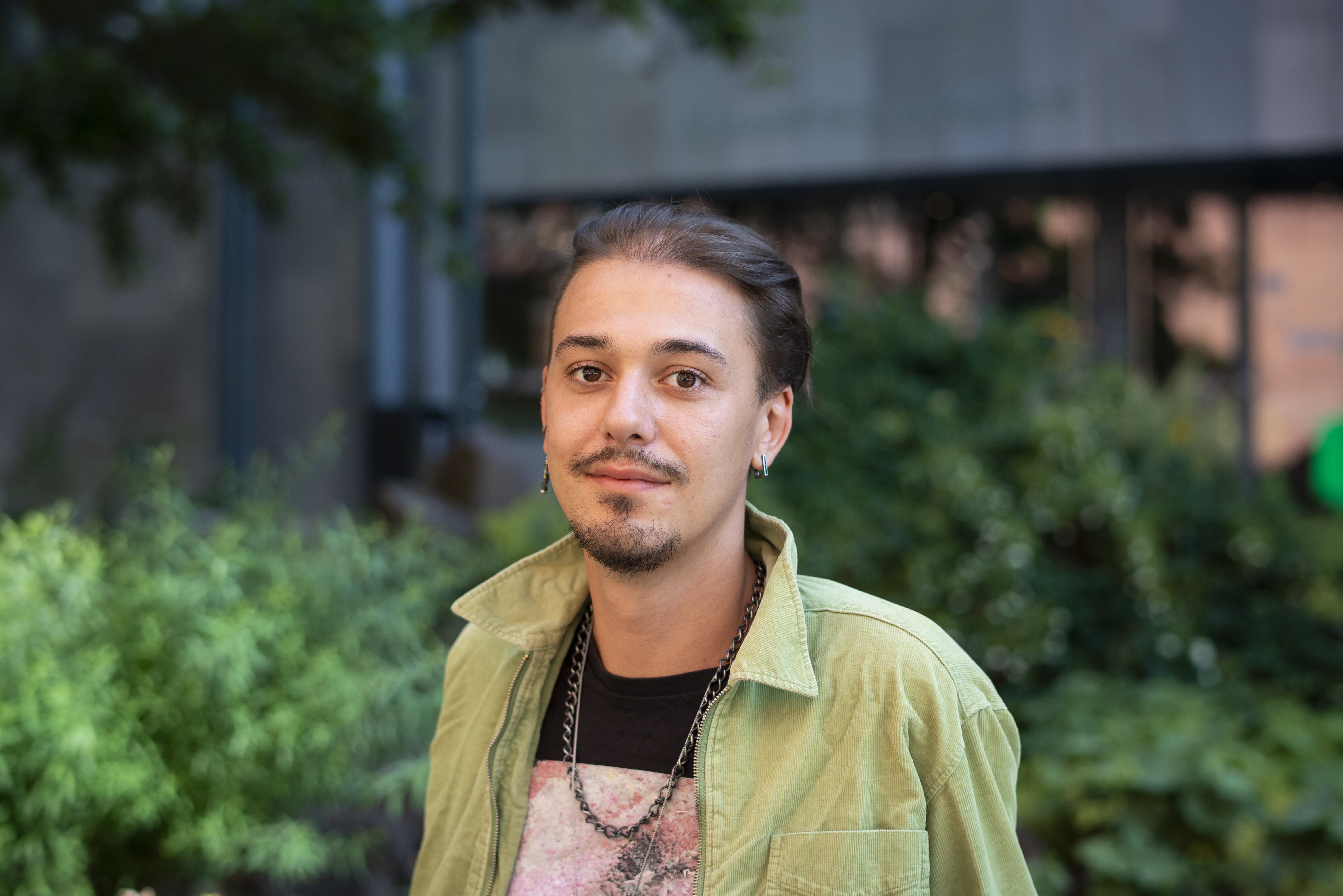 Bildet viser Simon Fritzman Laamiri.