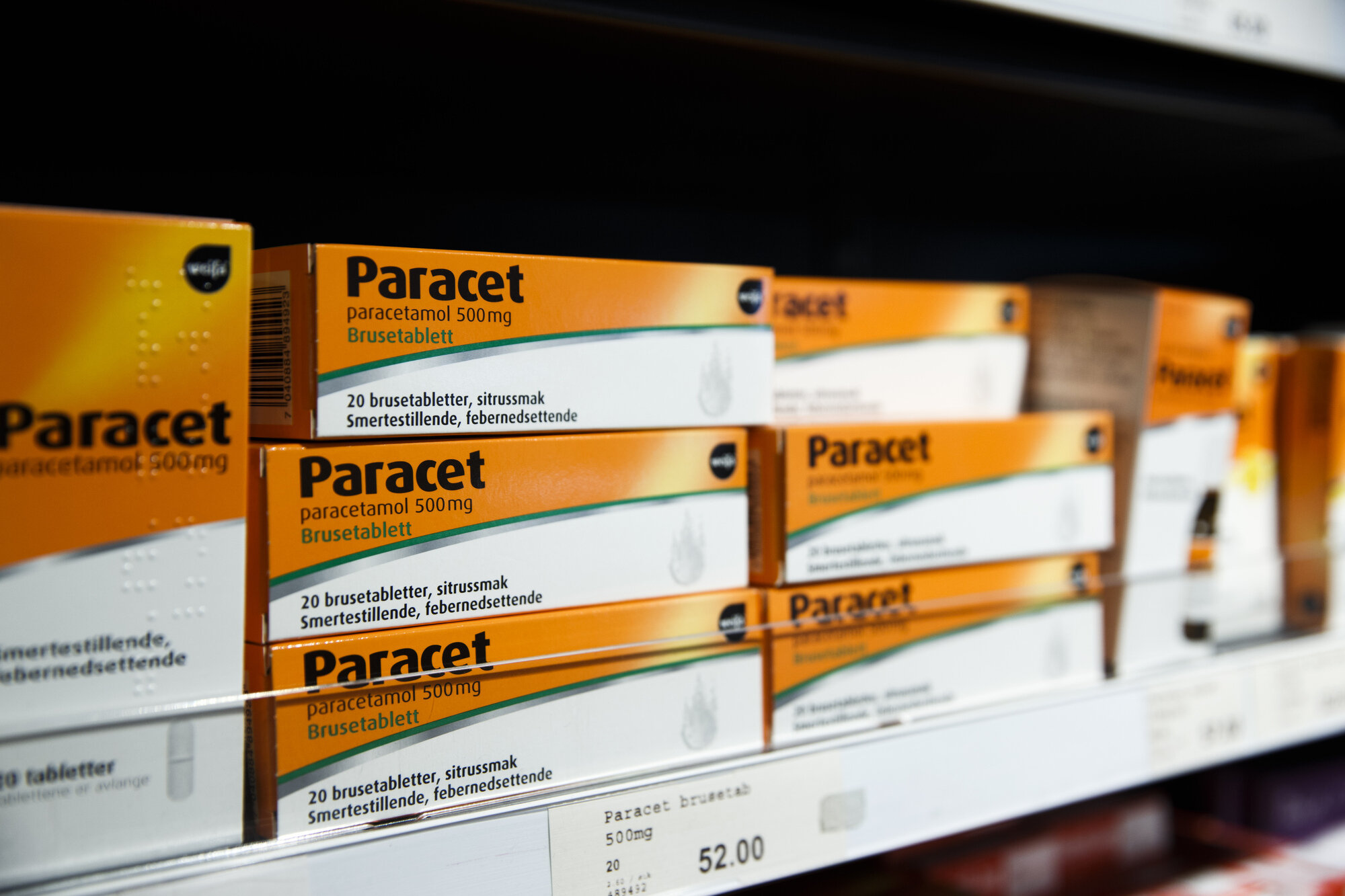 Bildet viser Paracet-pakker. Bildet viser Paracet-pakker.